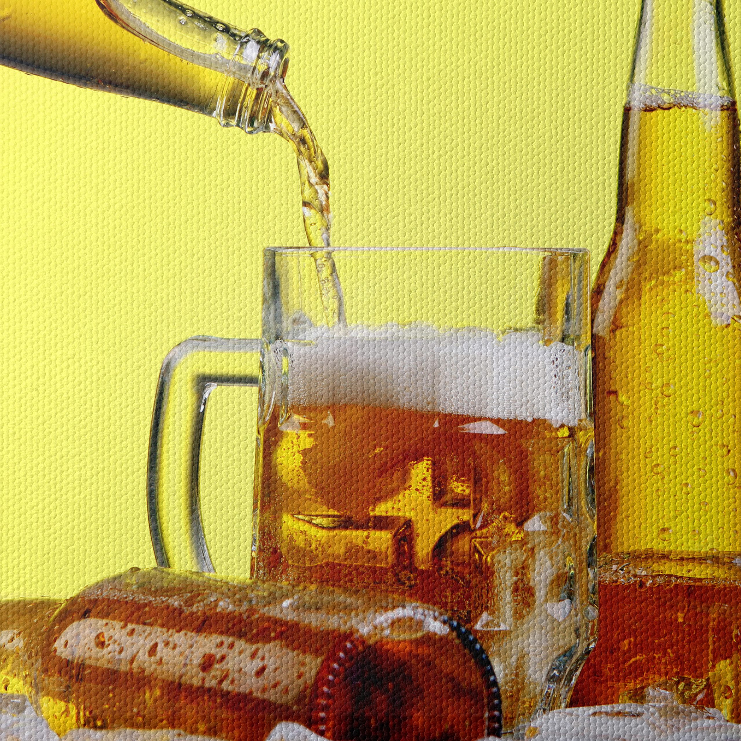 Refreshing Beer with Ice and Bottles - Image 4