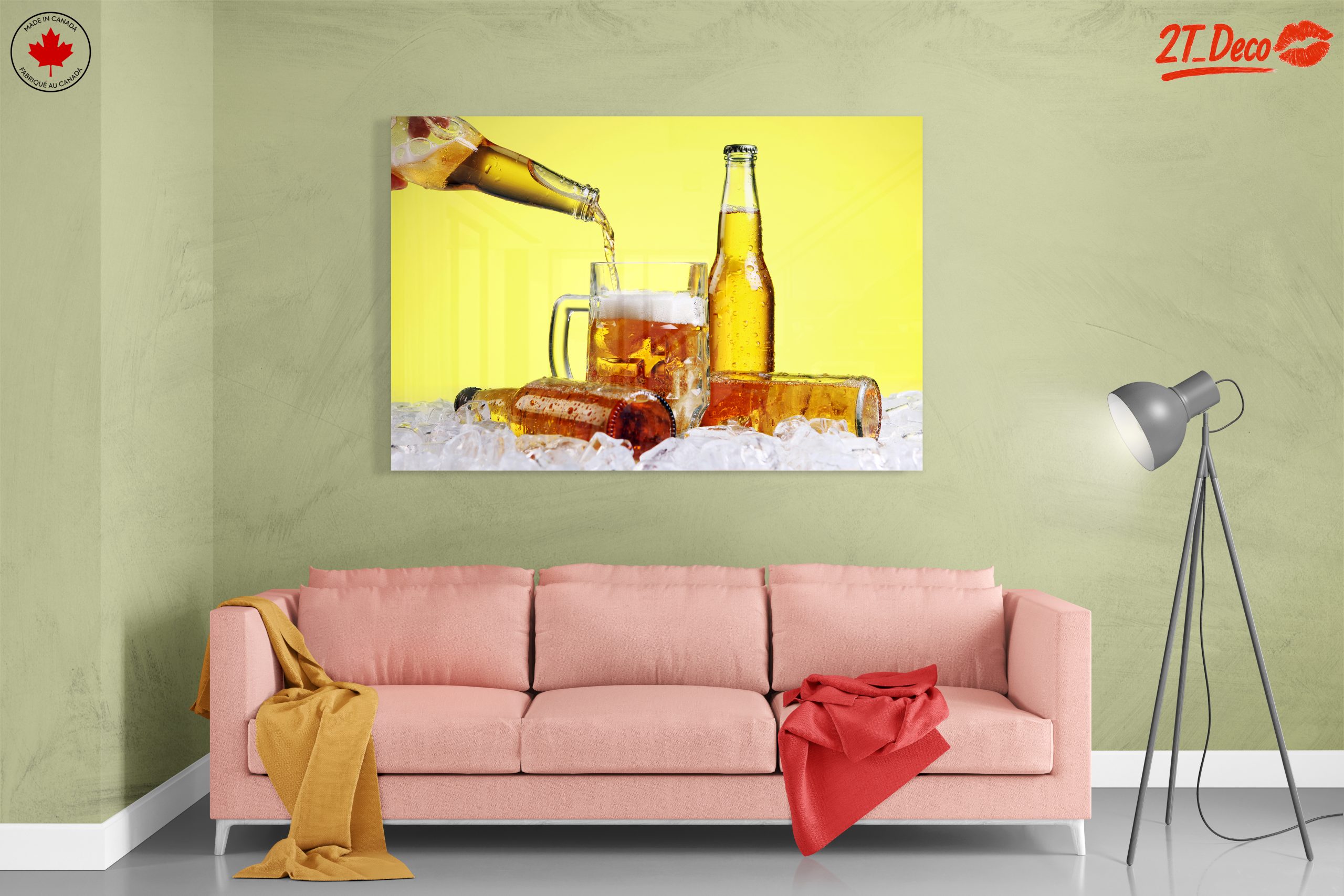 Refreshing Beer with Ice and Bottles - Image 7