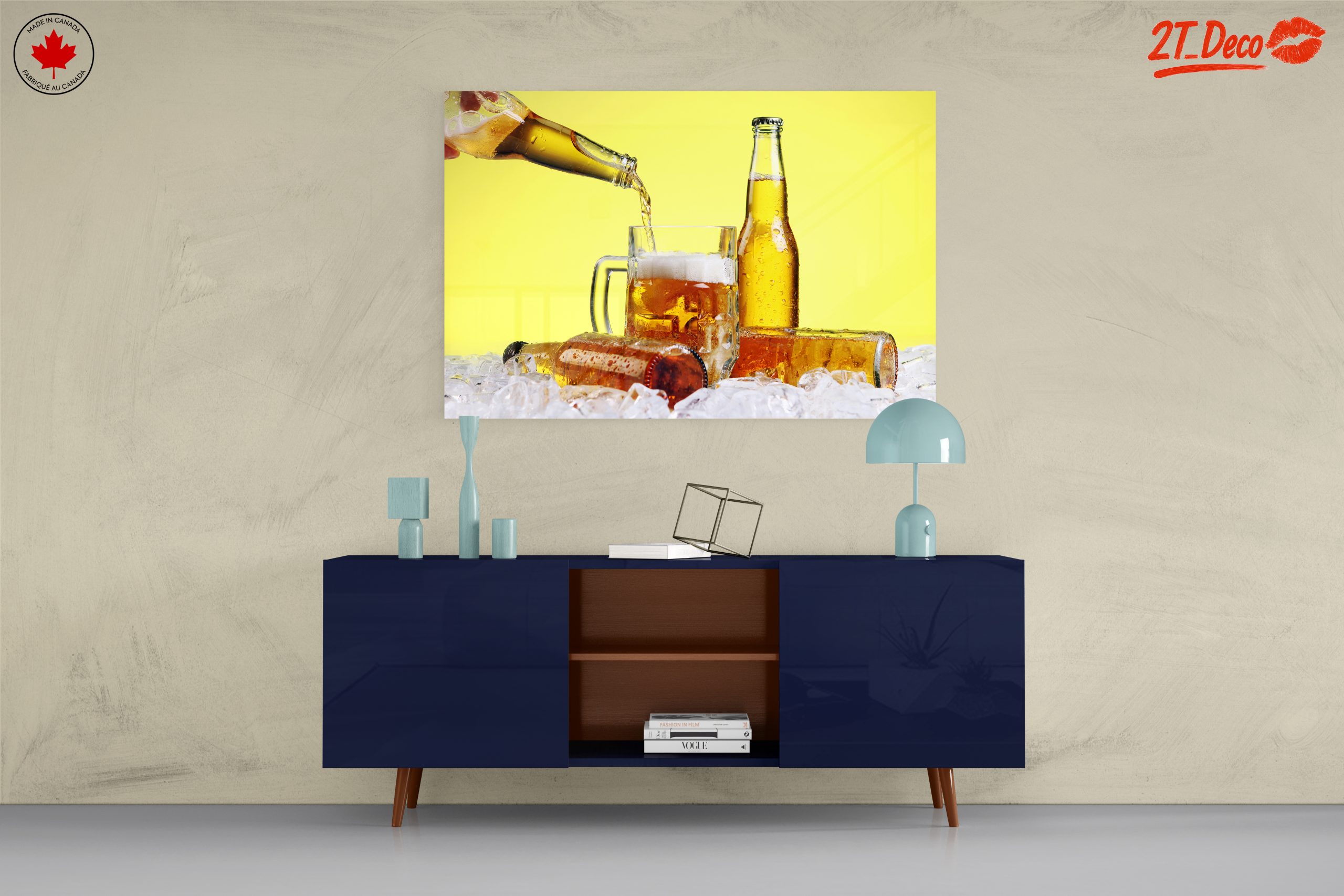 Refreshing Beer with Ice and Bottles - Image 8