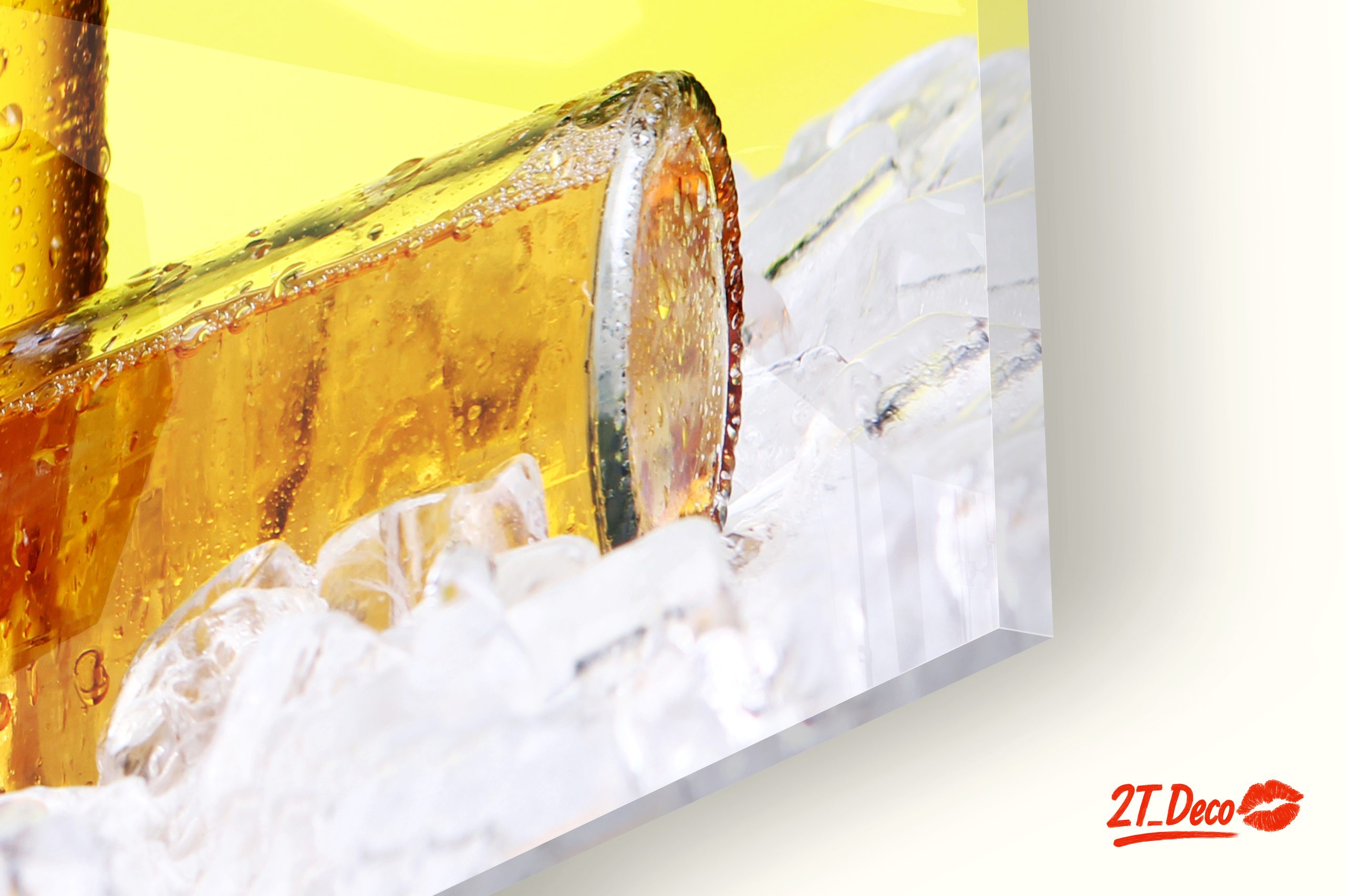Refreshing Beer with Ice and Bottles - Image 9