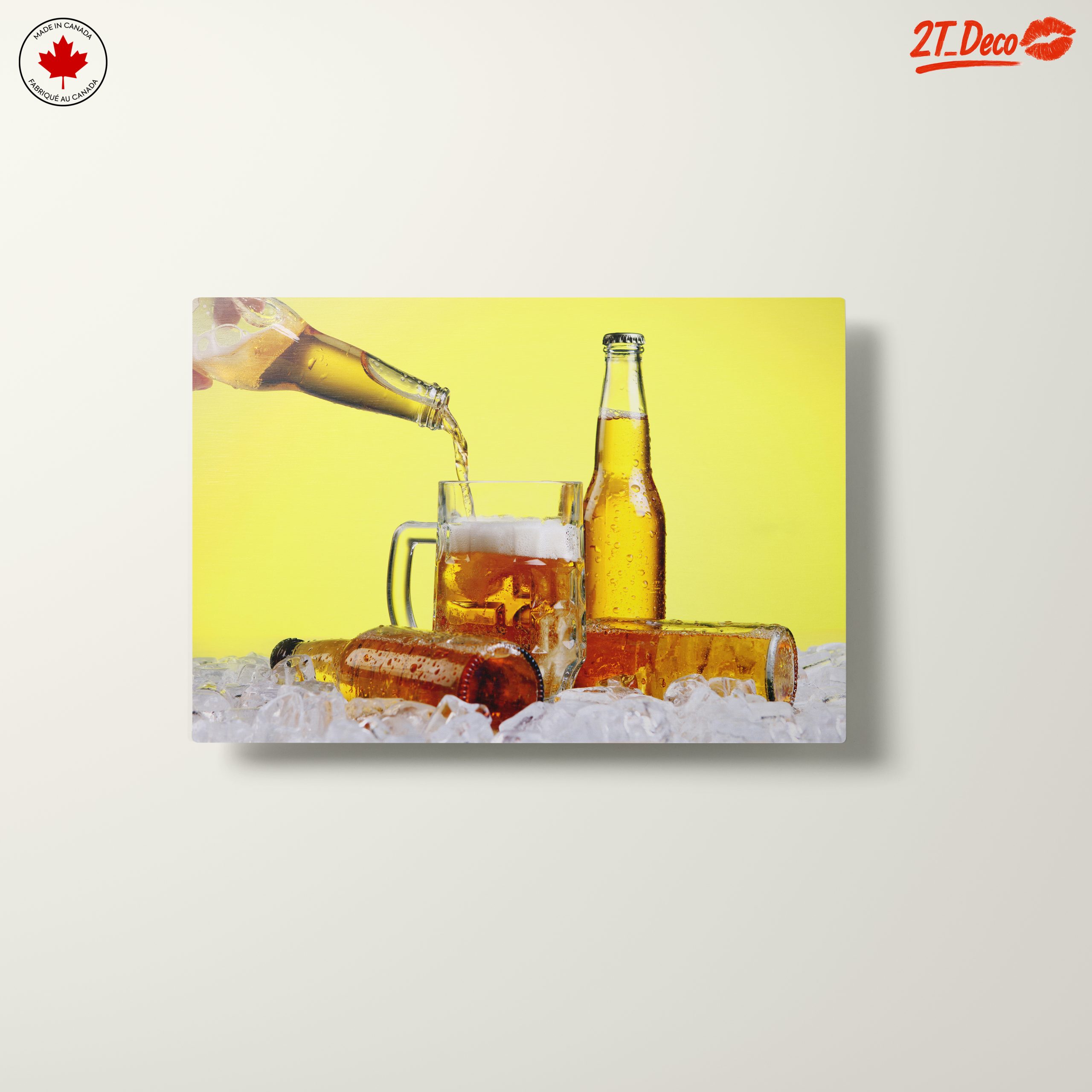Refreshing Beer with Ice and Bottles - Image 10