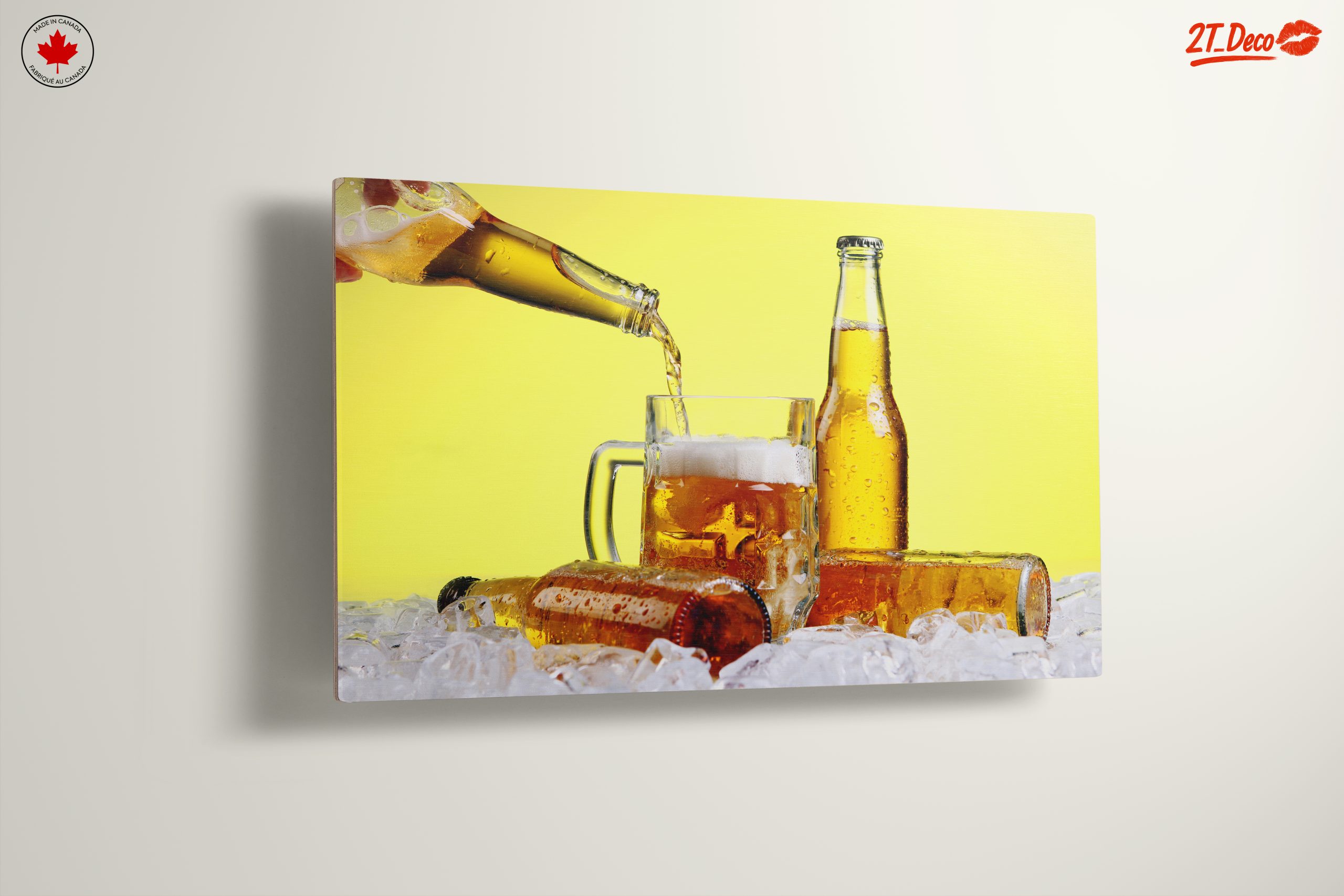 Refreshing Beer with Ice and Bottles - Image 13