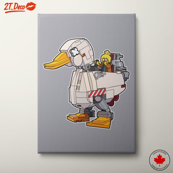 Whimsical Robot Animal Character Art
