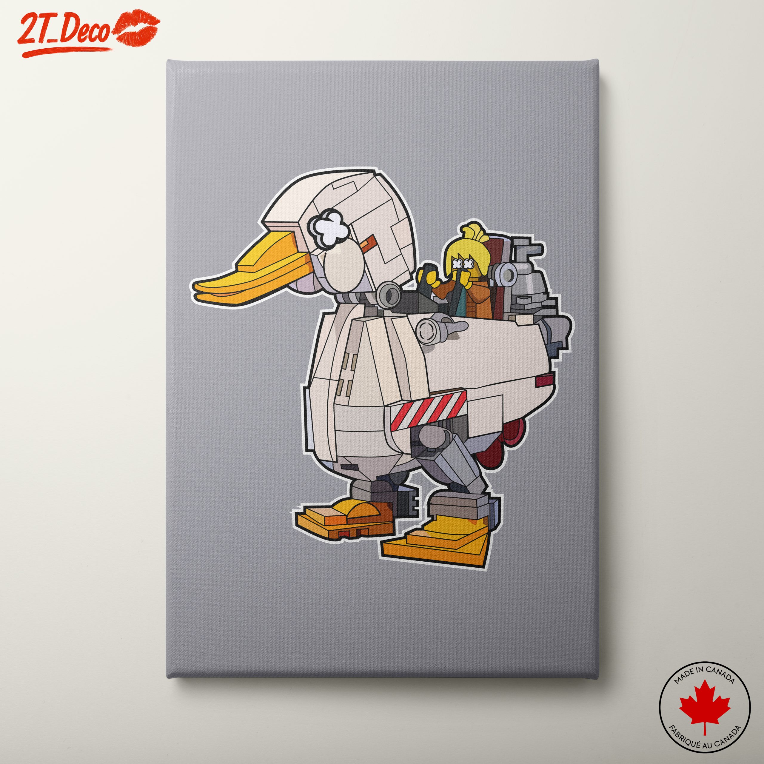 Whimsical Robot Animal Character Art
