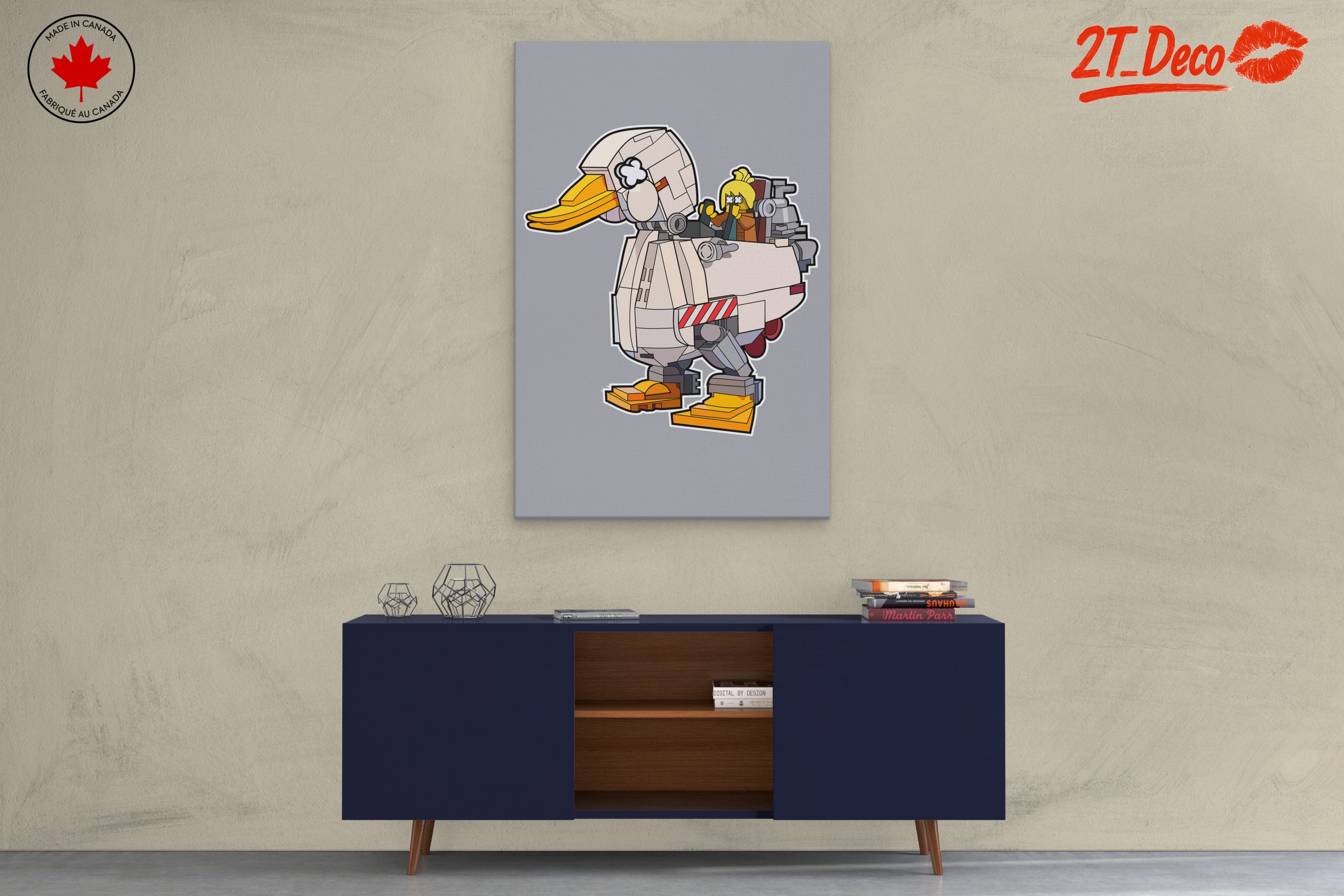 Whimsical Robot Animal Character Art - Image 3