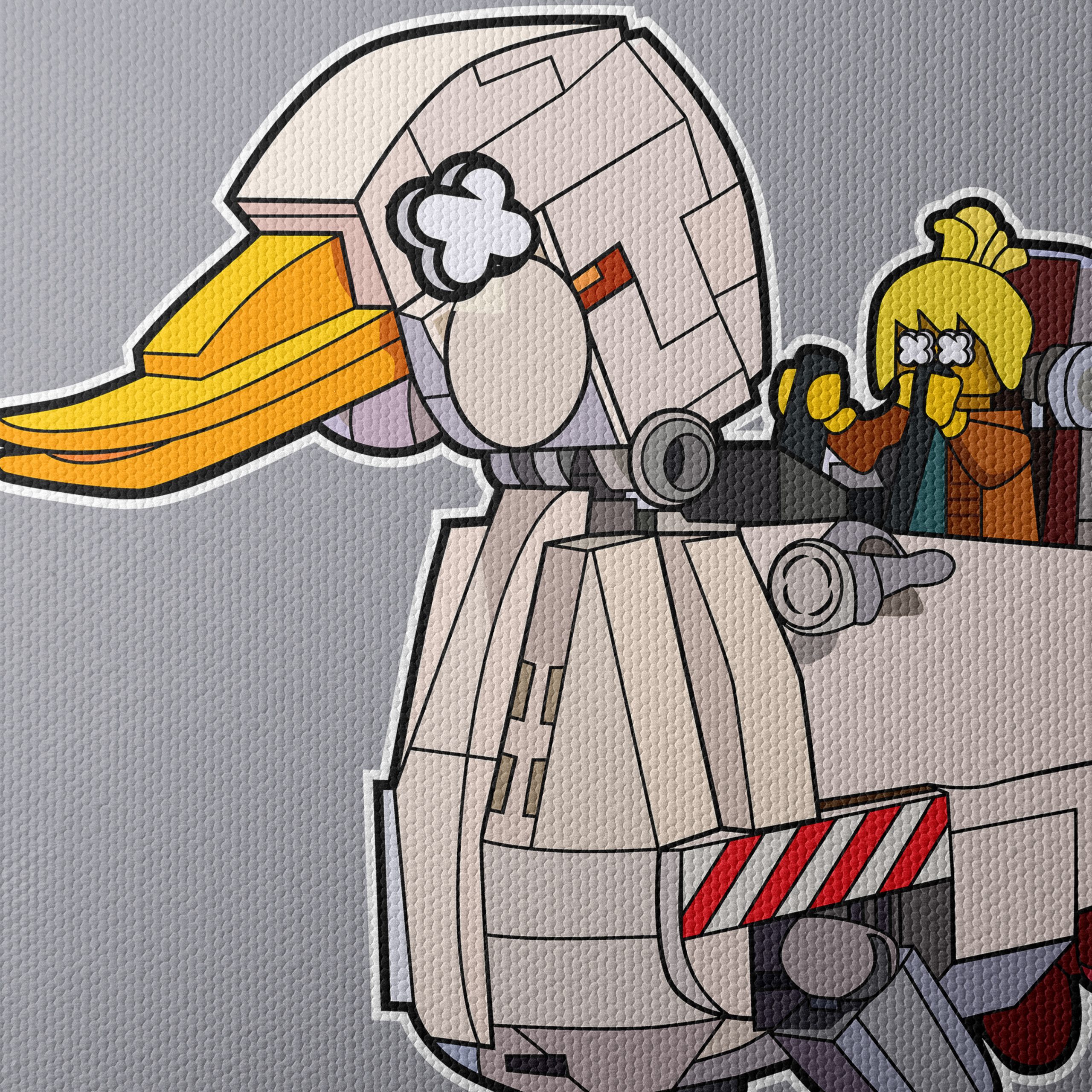 Whimsical Robot Animal Character Art - Image 4