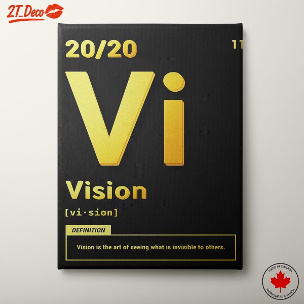 Bold Vision Typography Art for Inspiration