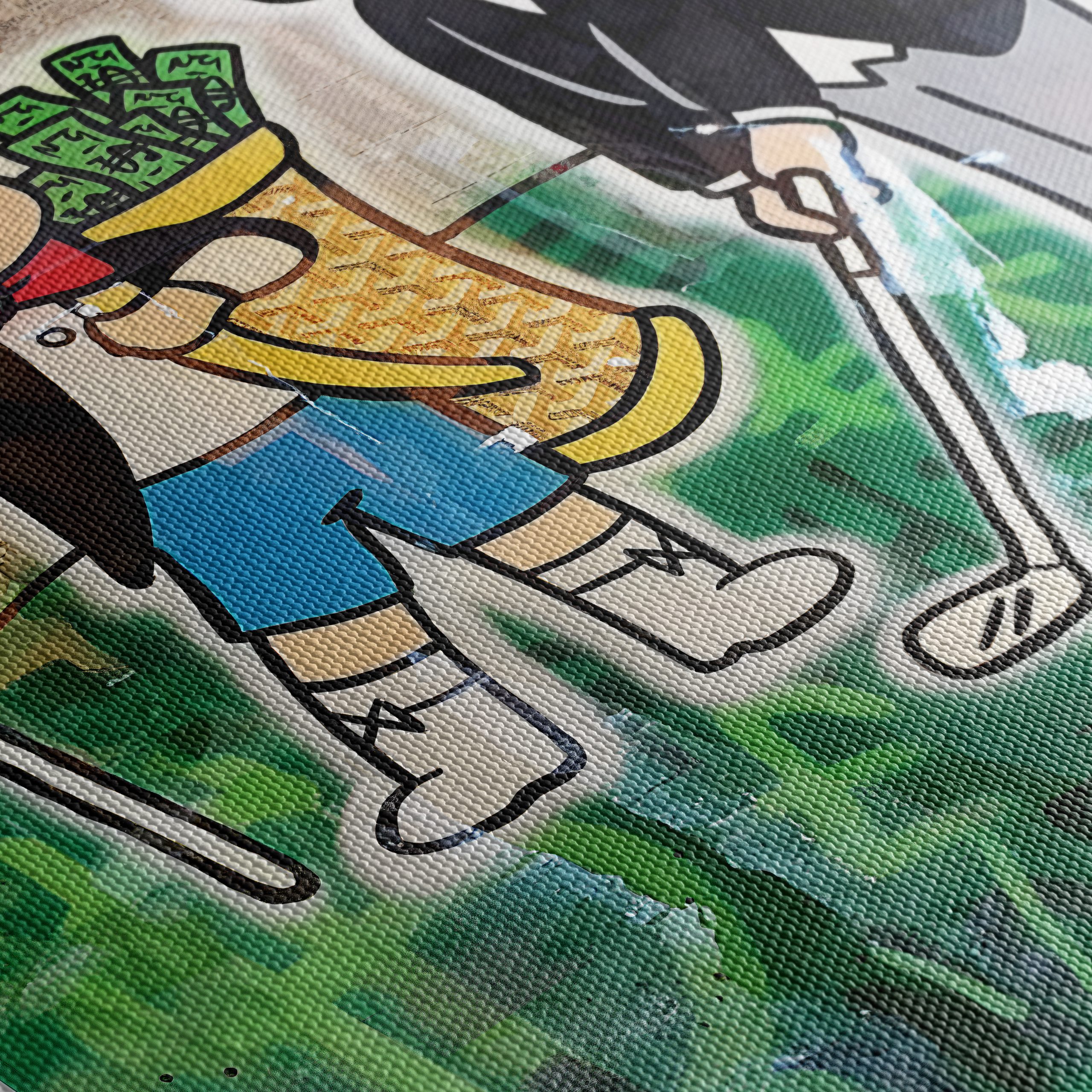 Playful Millionaire Art Featuring Iconic Characters - Image 5