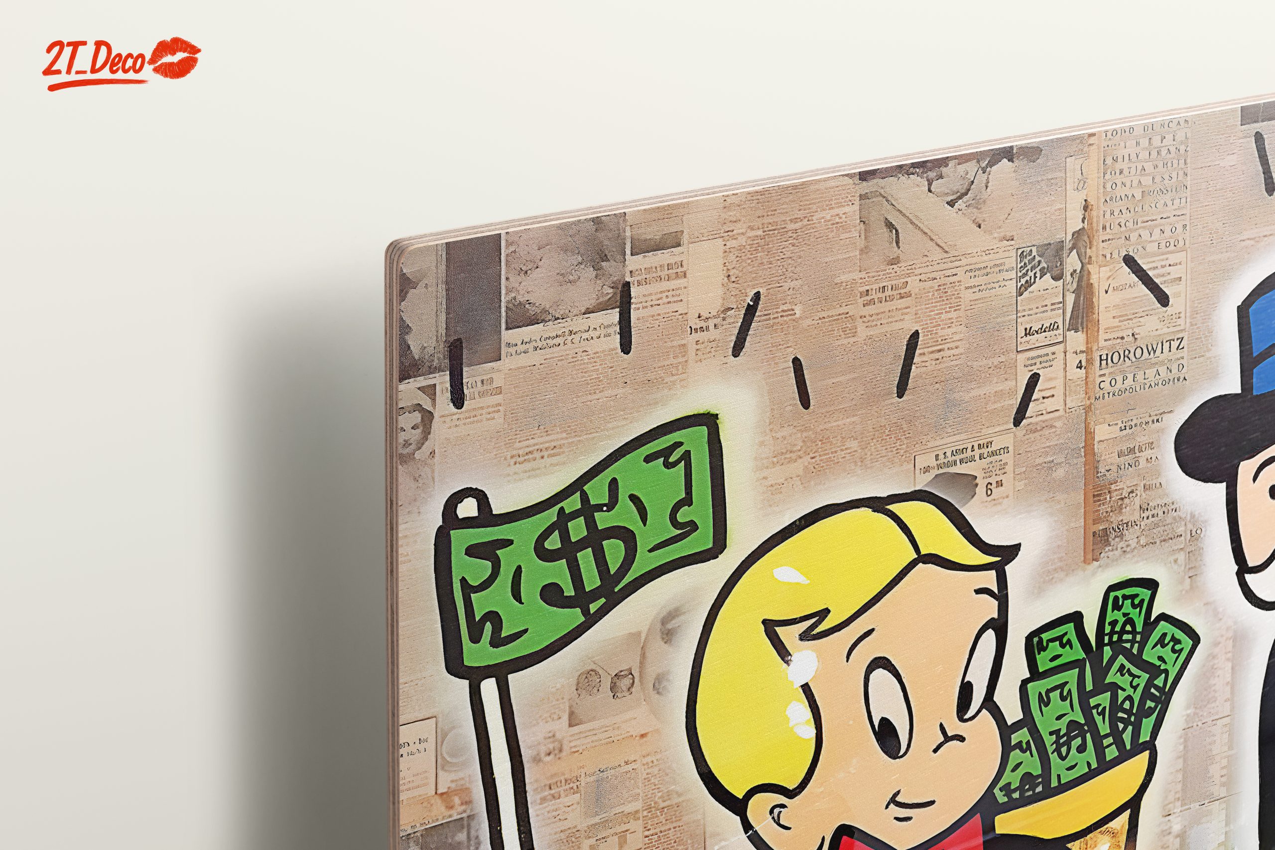 Playful Millionaire Art Featuring Iconic Characters - Image 15