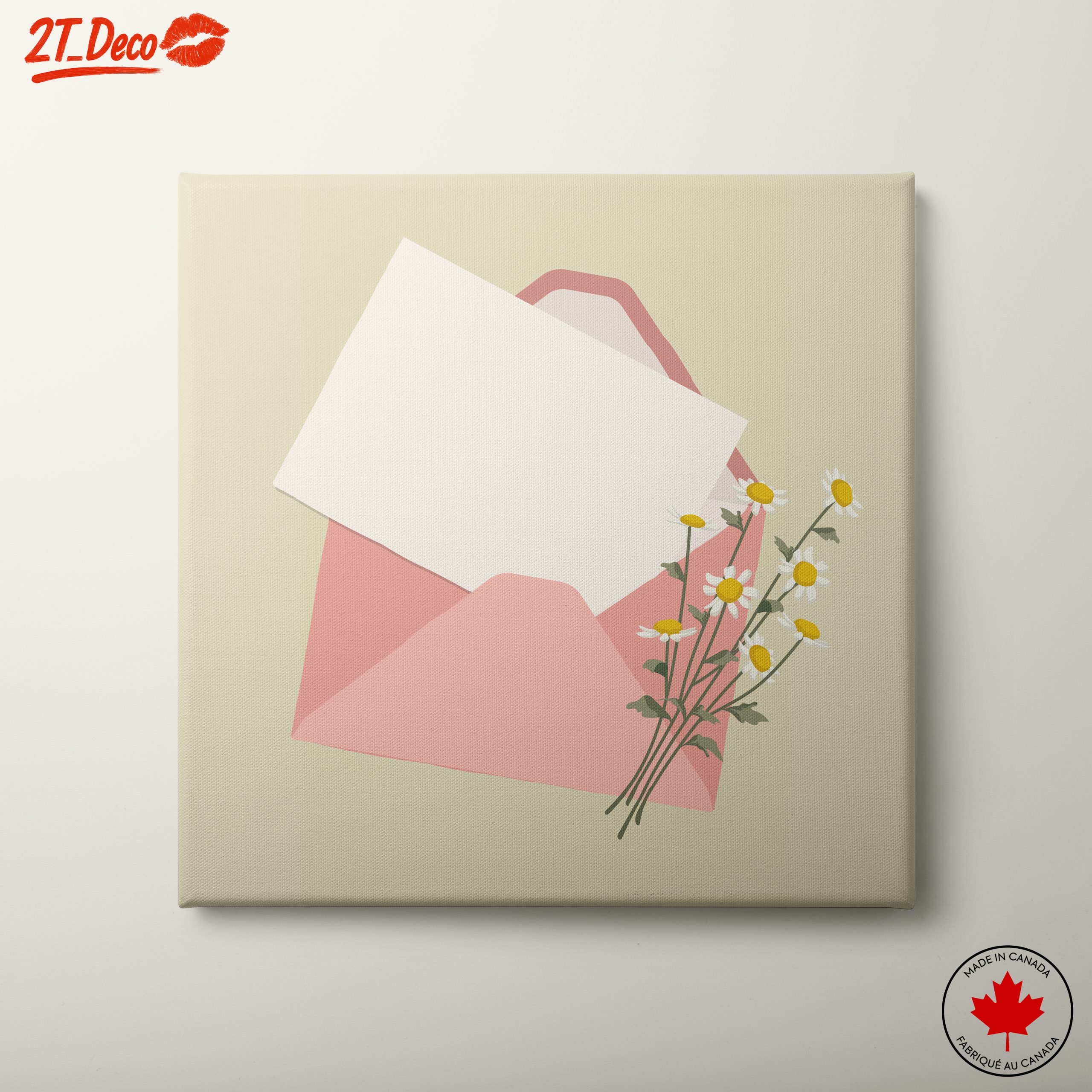 Charming Floral Arrangement with Envelope