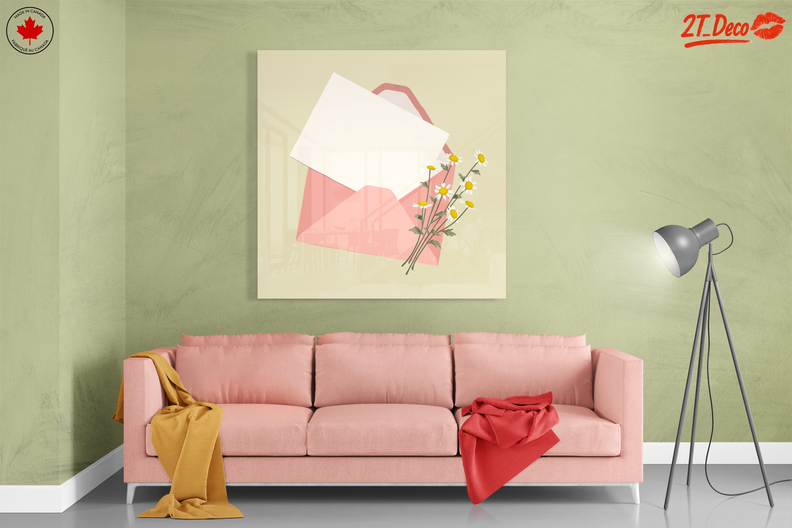 Charming Floral Arrangement with Envelope - Image 7