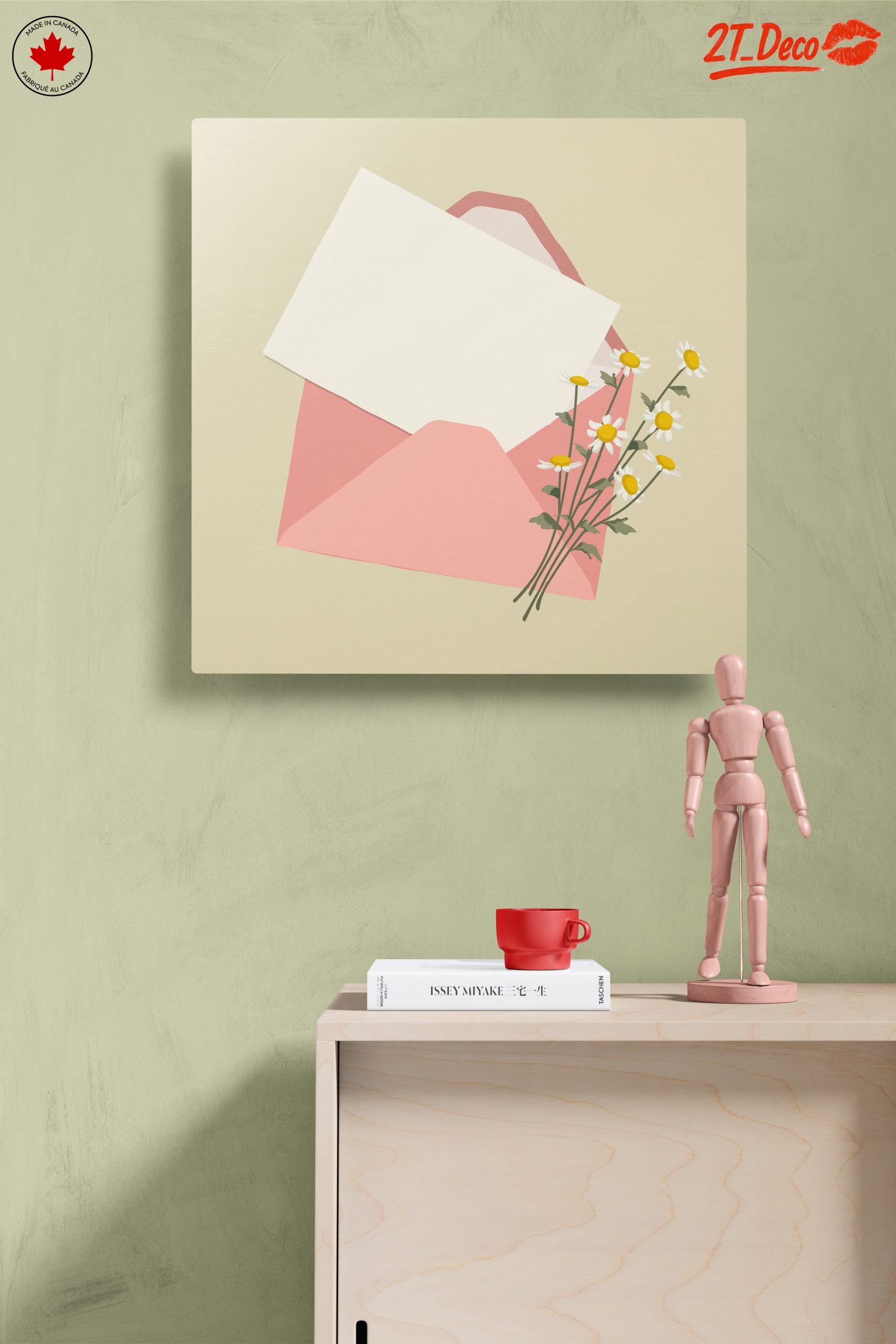 Charming Floral Arrangement with Envelope - Image 14