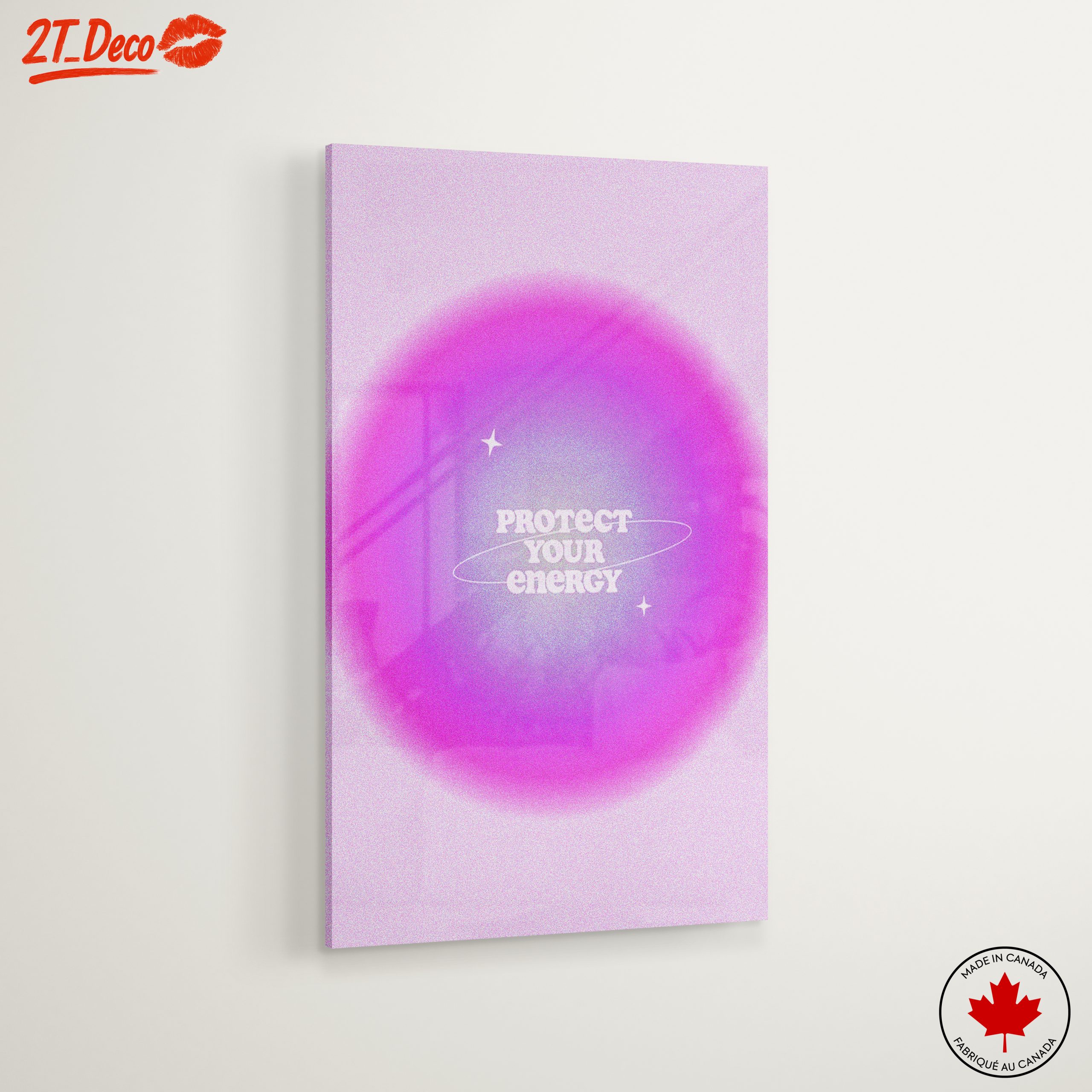 Protect Your Energy Inspirational Quote Art - Image 6