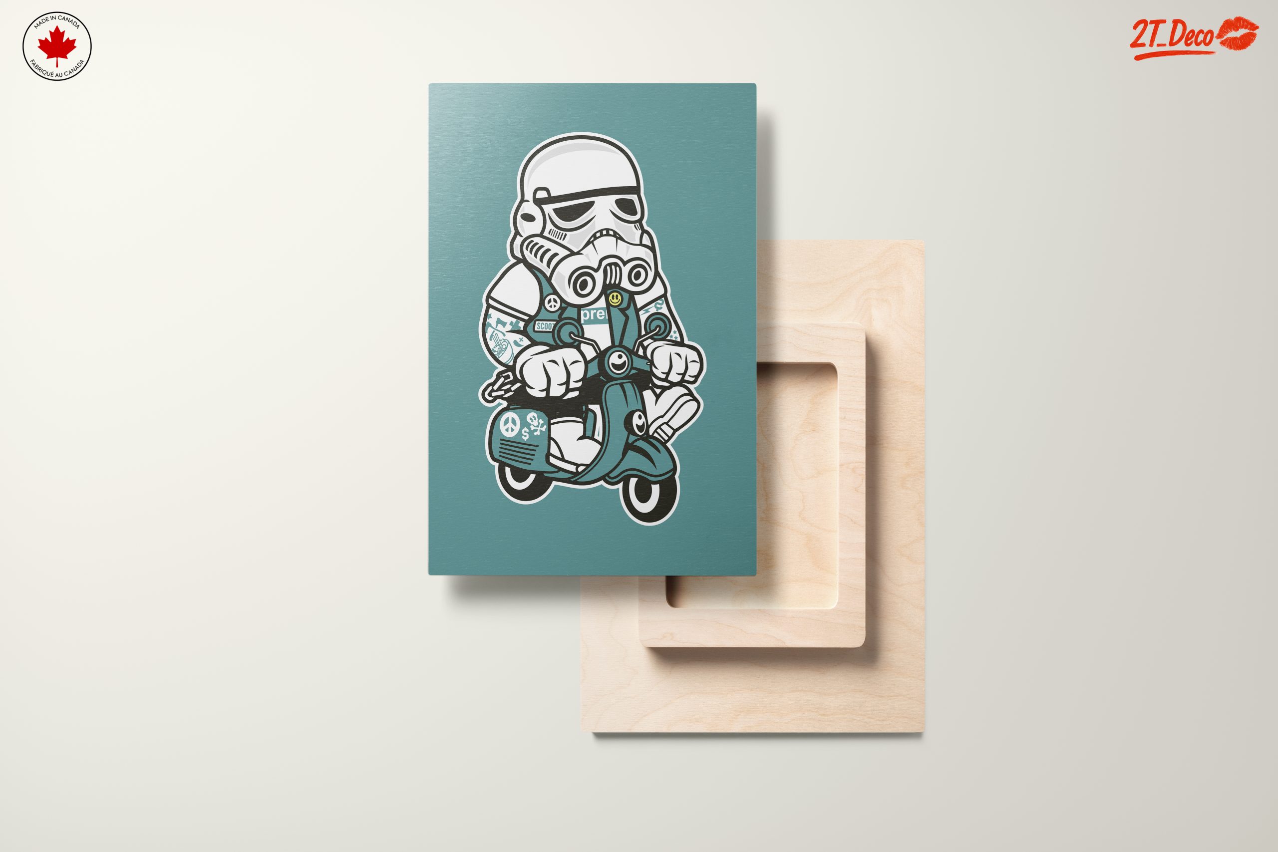 Stormtrooper Riding a Scooter Art - Image 11
