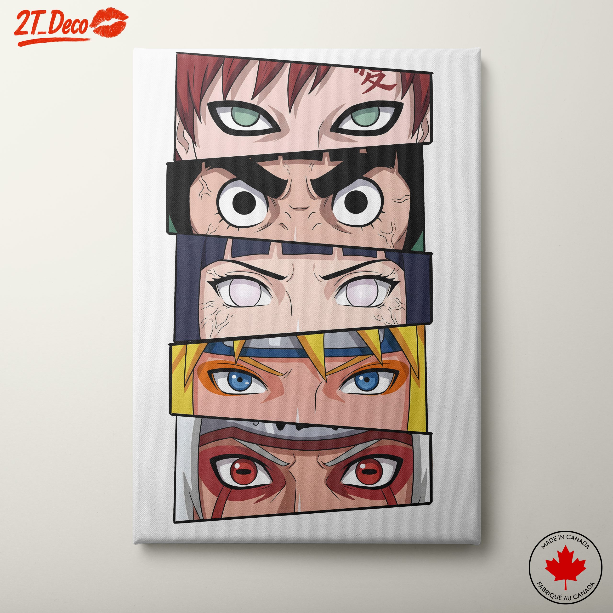 Intense Naruto Eyes Character Art