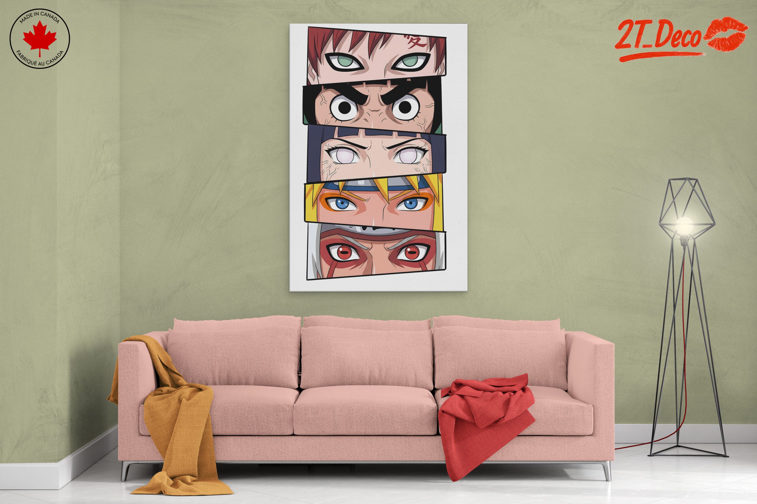 Intense Naruto Eyes Character Art - Image 2