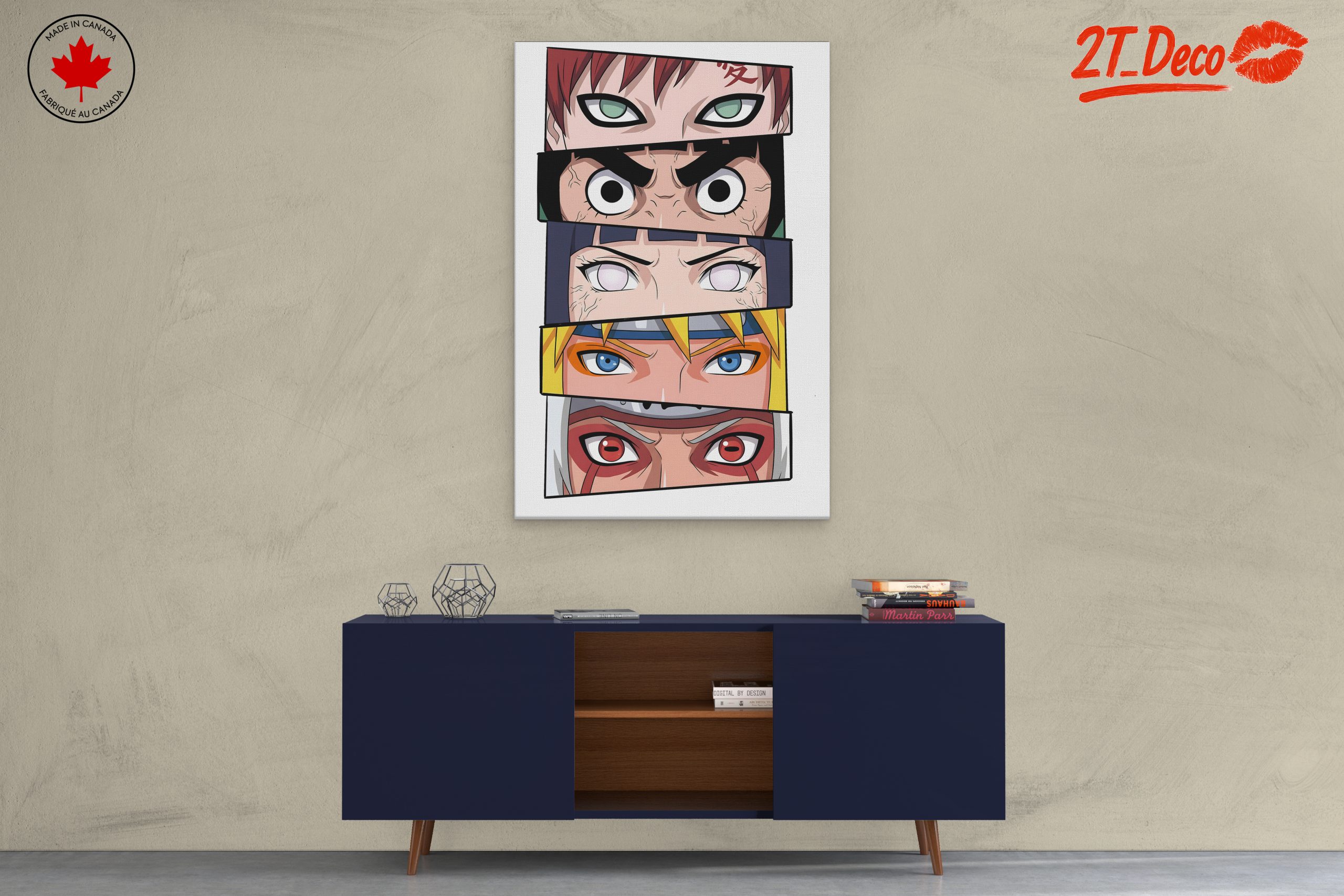 Intense Naruto Eyes Character Art - Image 3