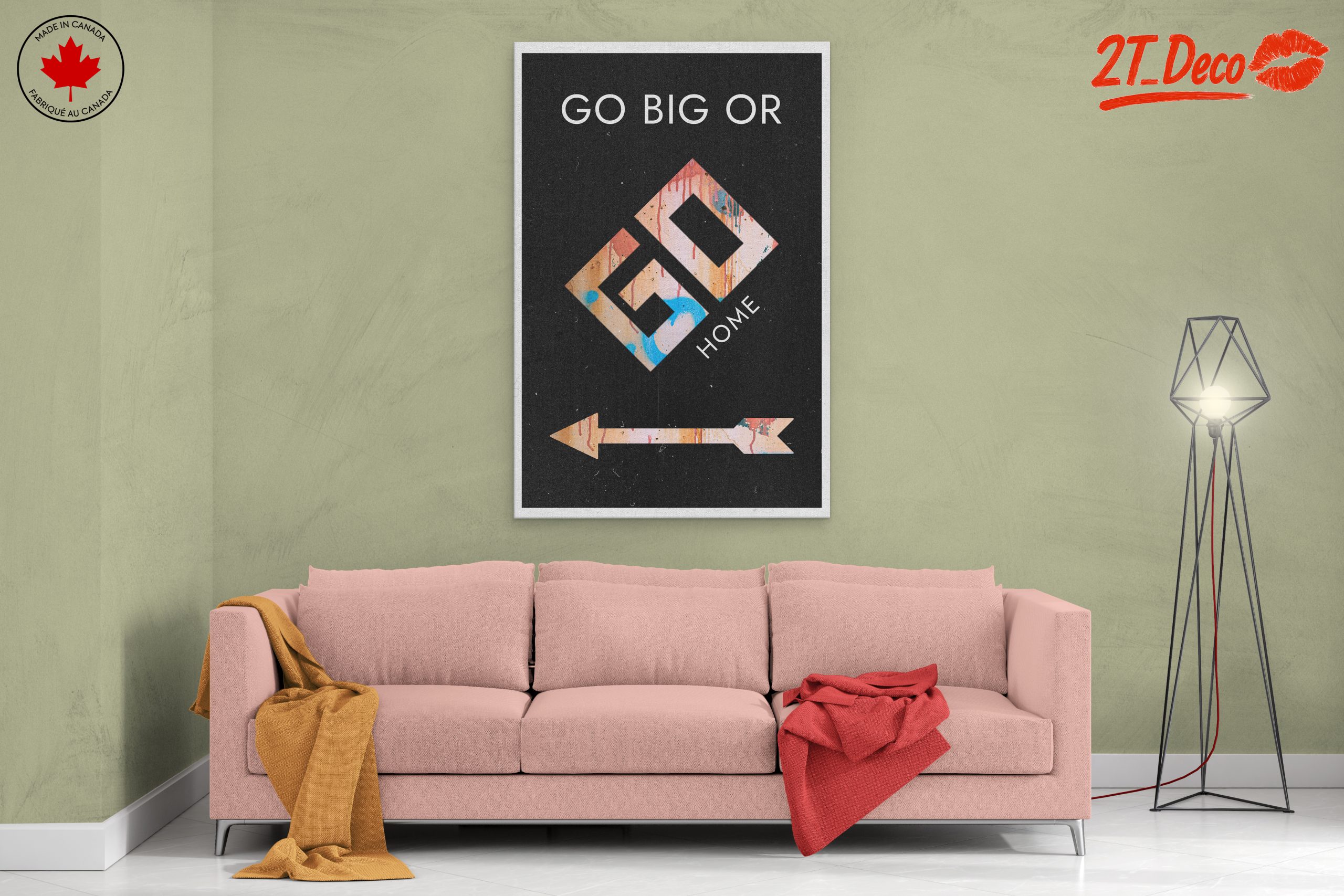 Motivational Typography Wall Art for Home - Image 2