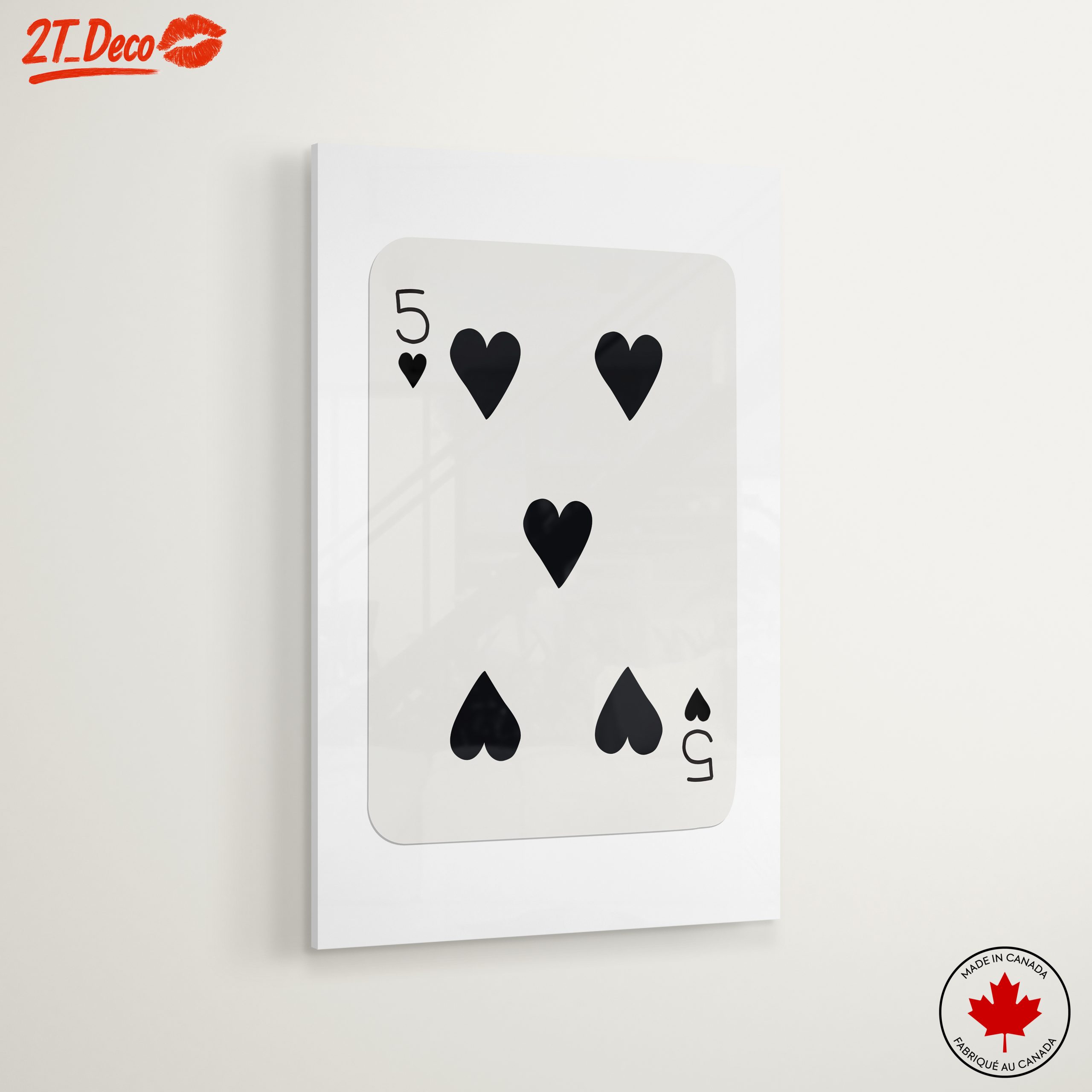 Classic Playing Card Design with Hearts - Image 6