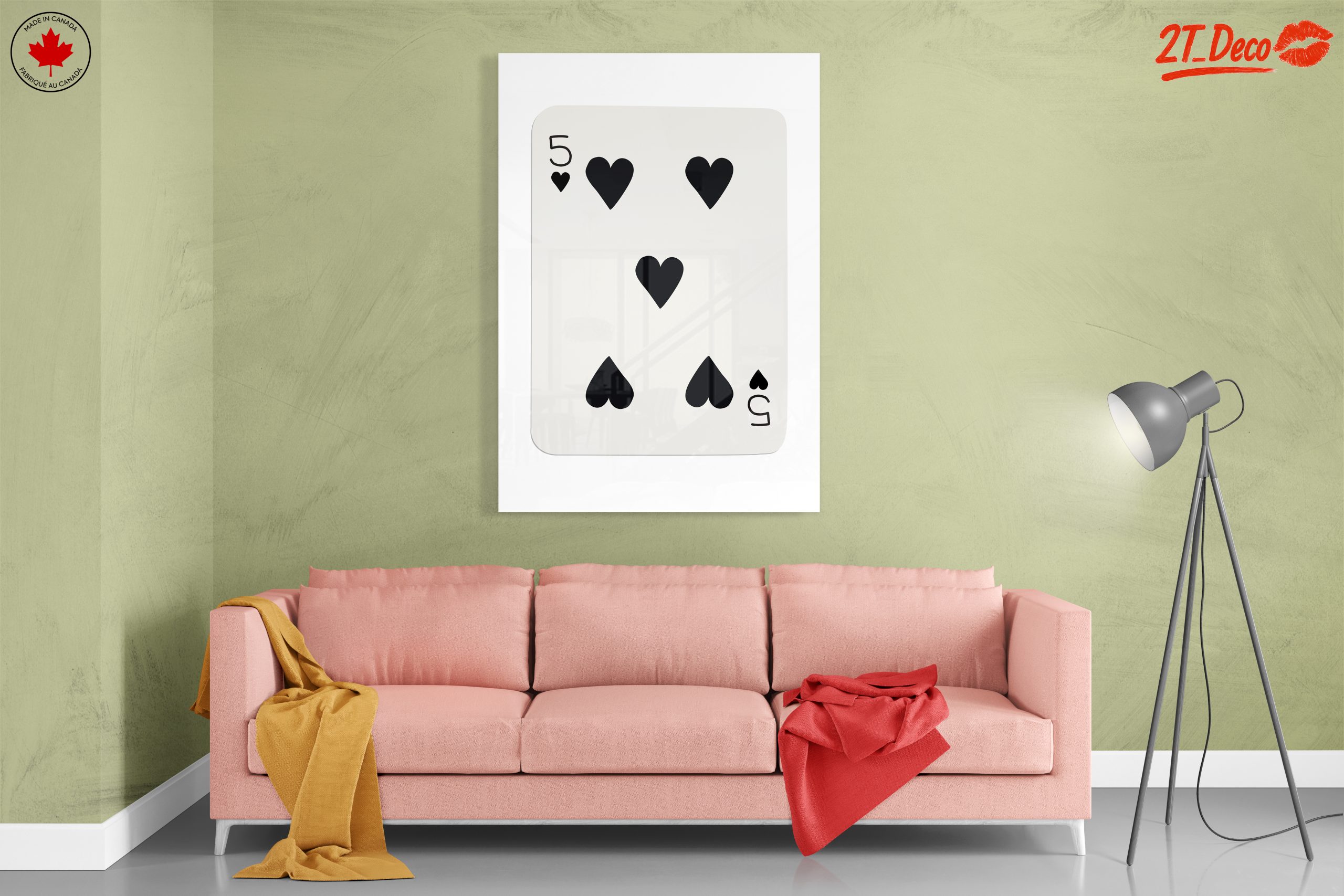 Classic Playing Card Design with Hearts - Image 7