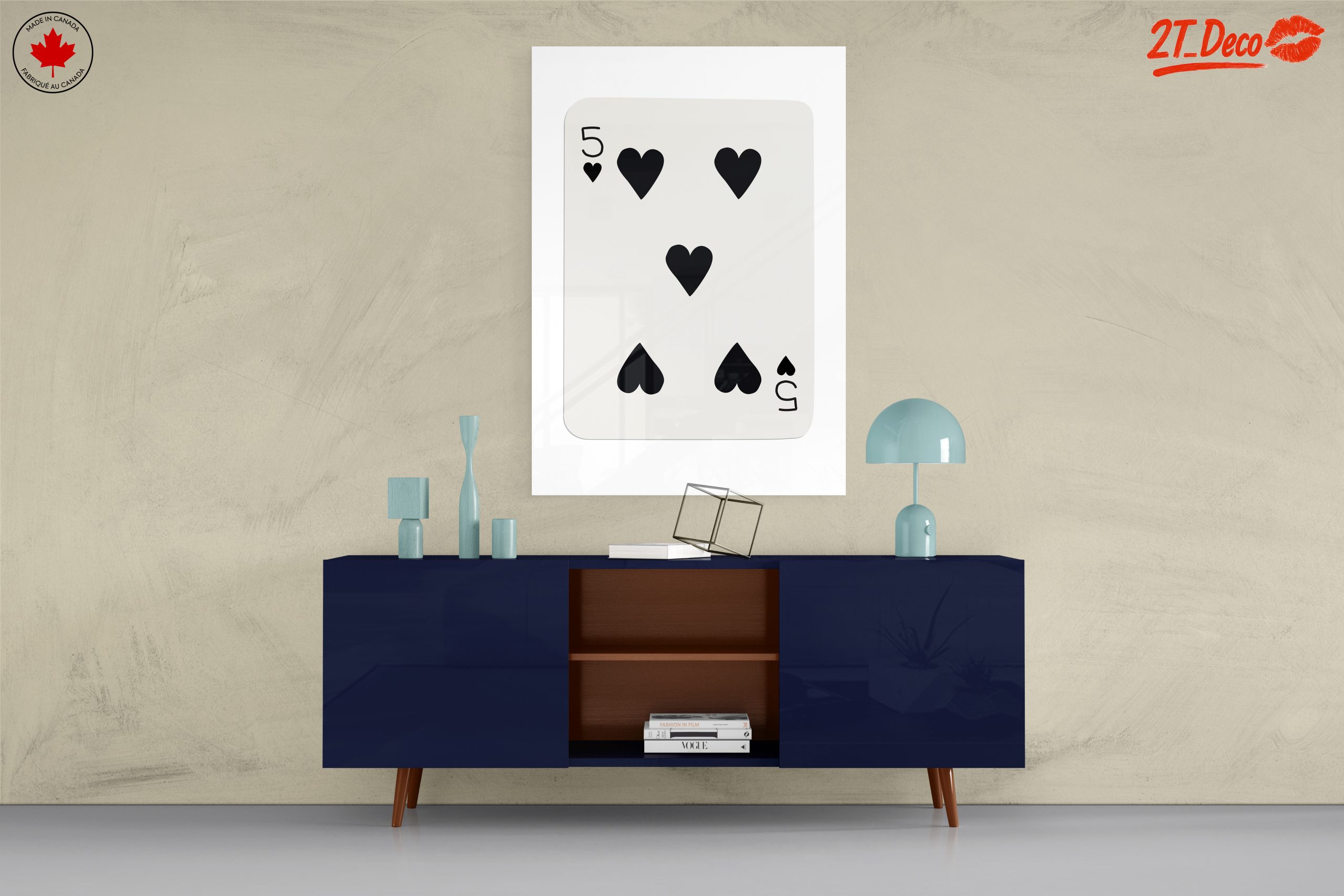 Classic Playing Card Design with Hearts - Image 8