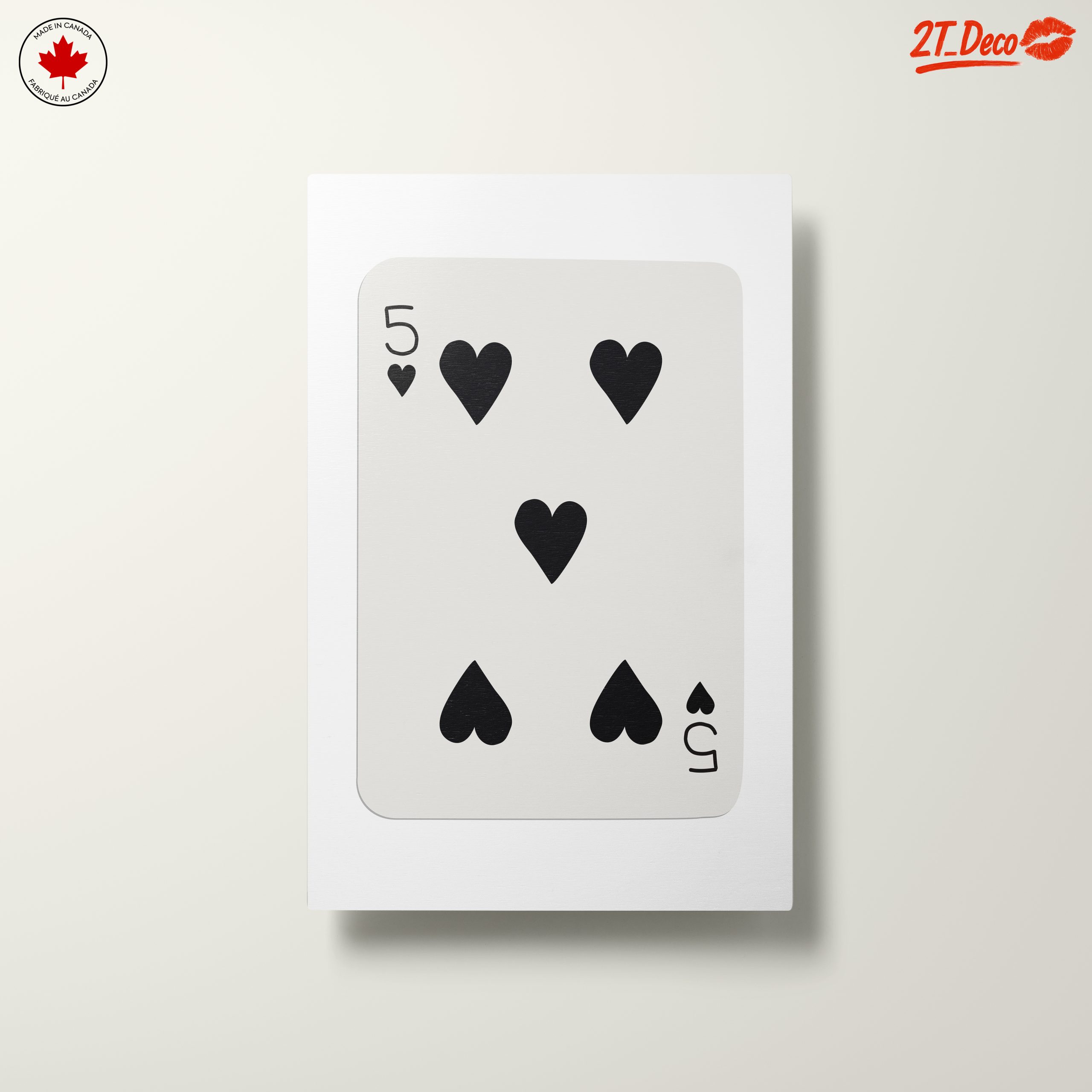 Classic Playing Card Design with Hearts - Image 10