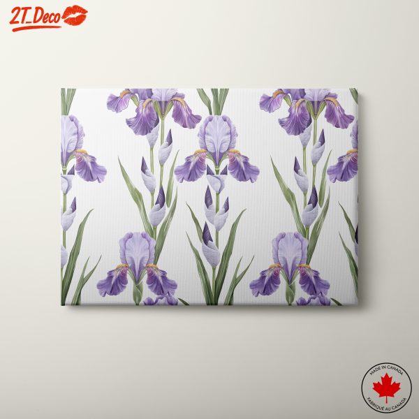 Beautiful Iris Floral Art for Elegant Spaces