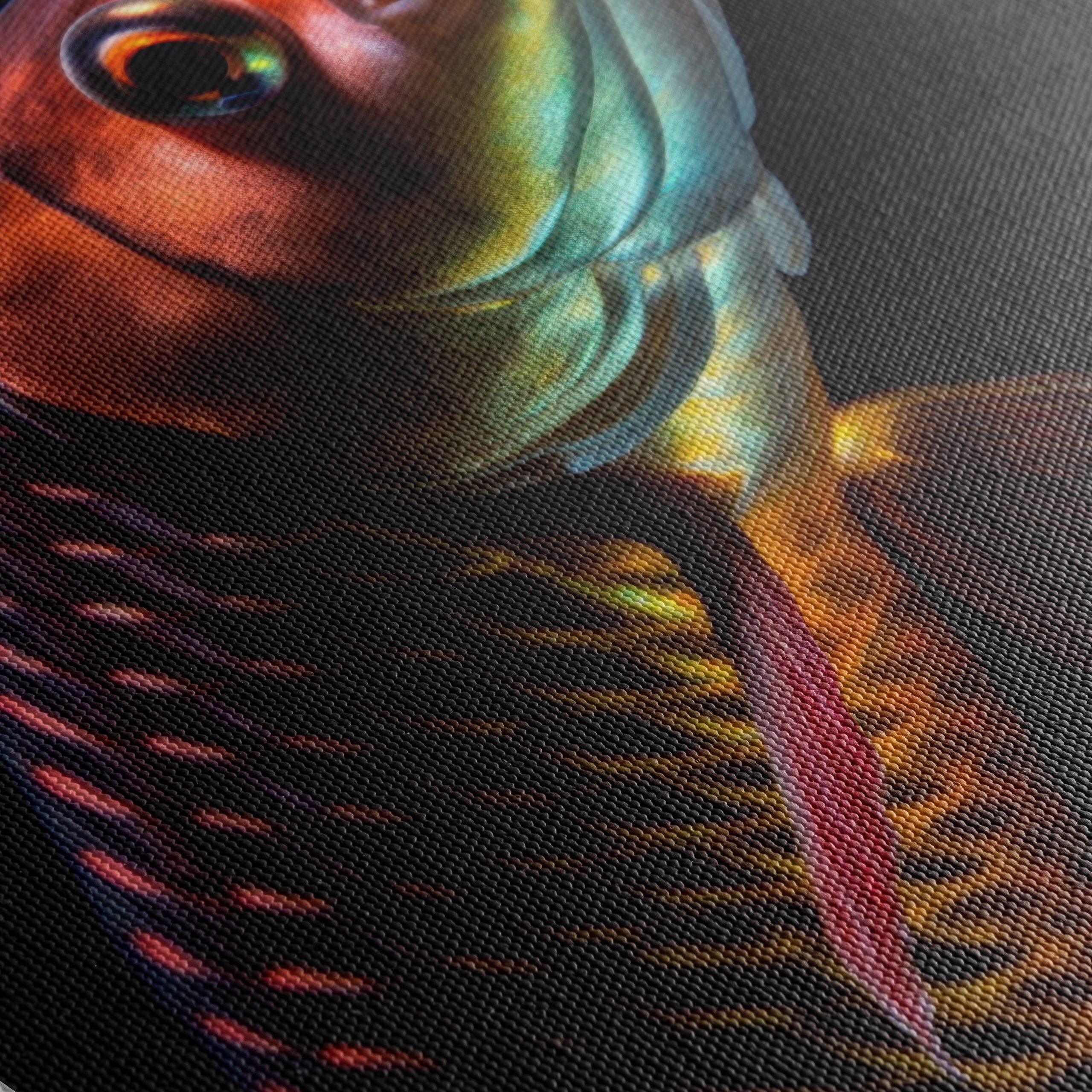 Vibrant Fish Portrait on Black Background - Image 5