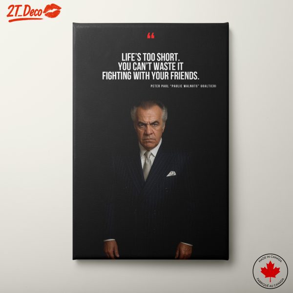 Inspirational Quote Artwork by Paulie Walnuts