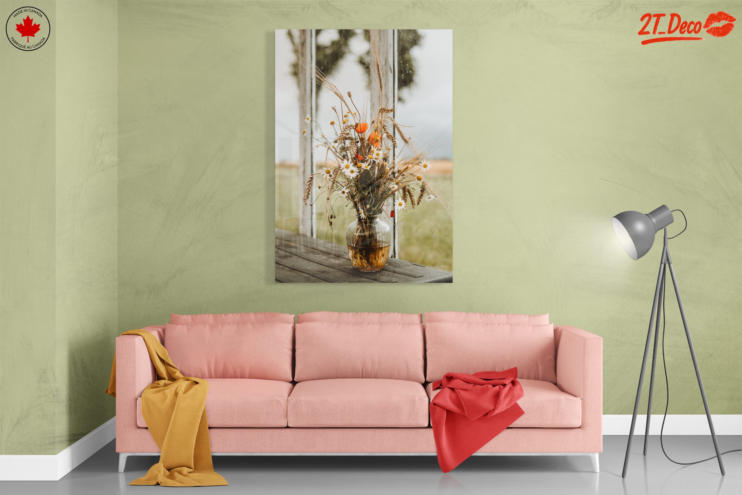 Charming Floral Arrangement in a Vase - Image 7
