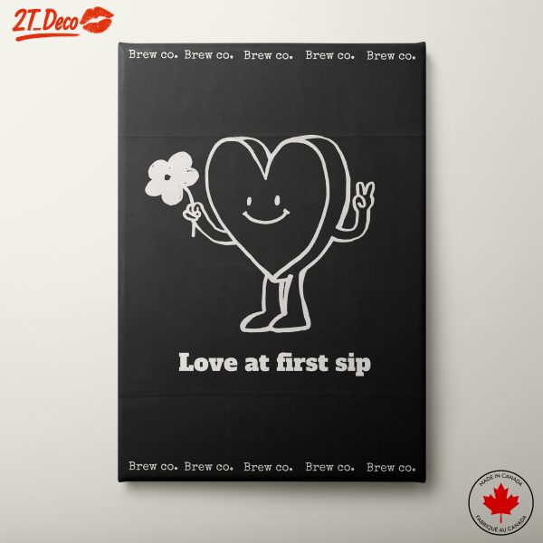 Love at First Sip Coffee Art