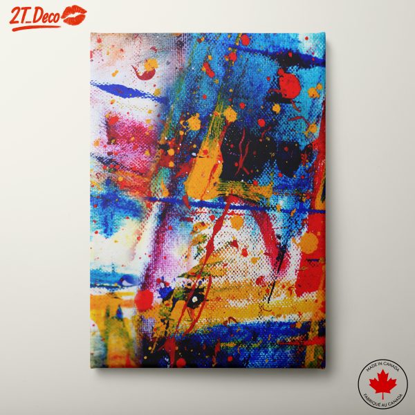Vibrant Abstract Splatter Artwork