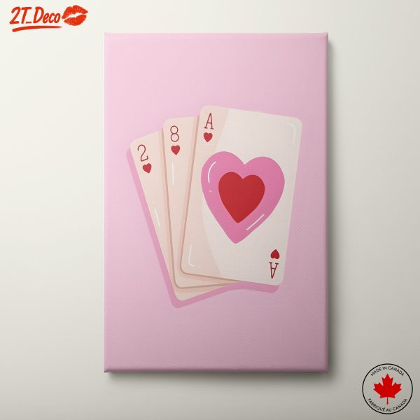 Colorful Playing Cards Art for Home Decoration