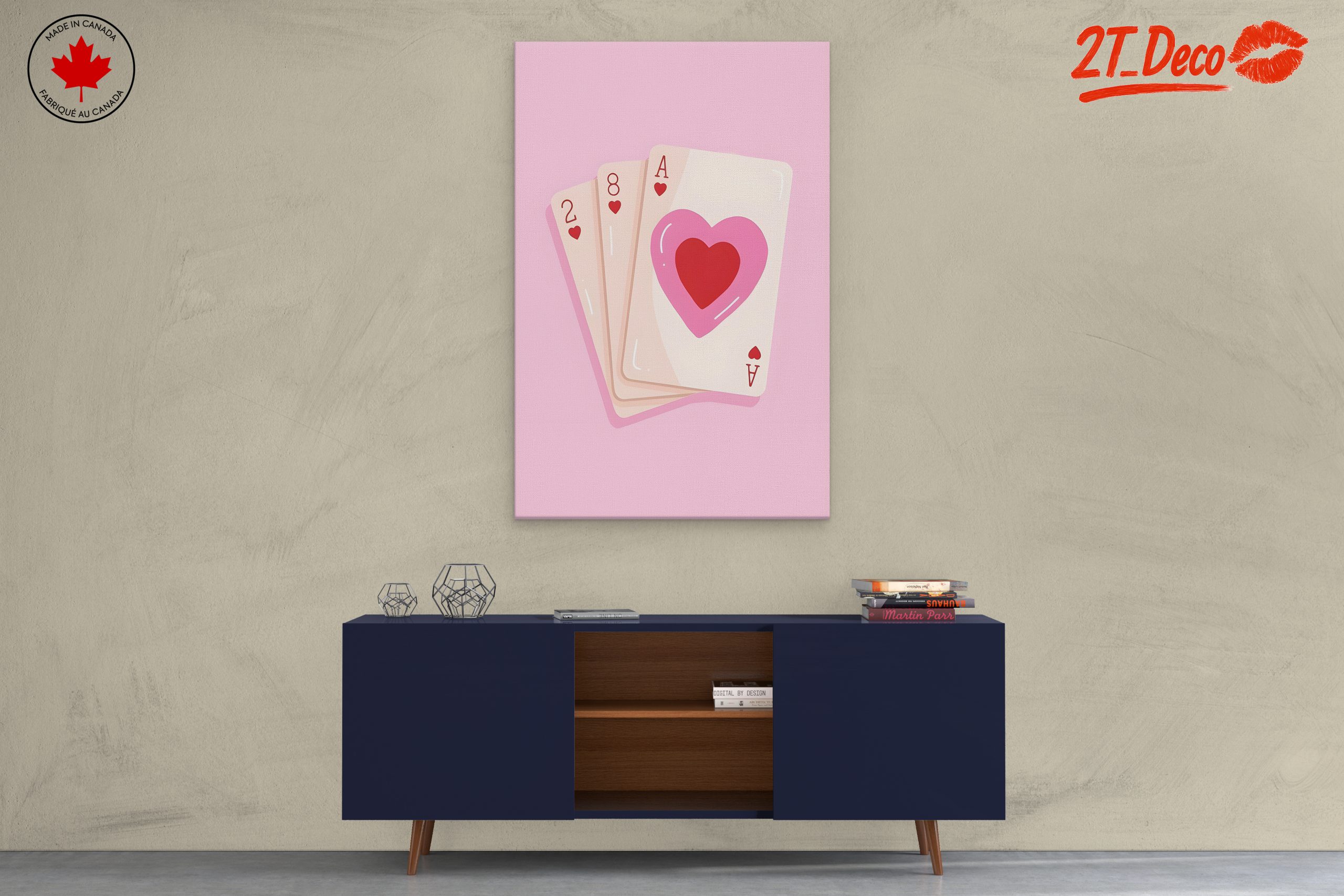 Colorful Playing Cards Art for Home Decoration - Image 3