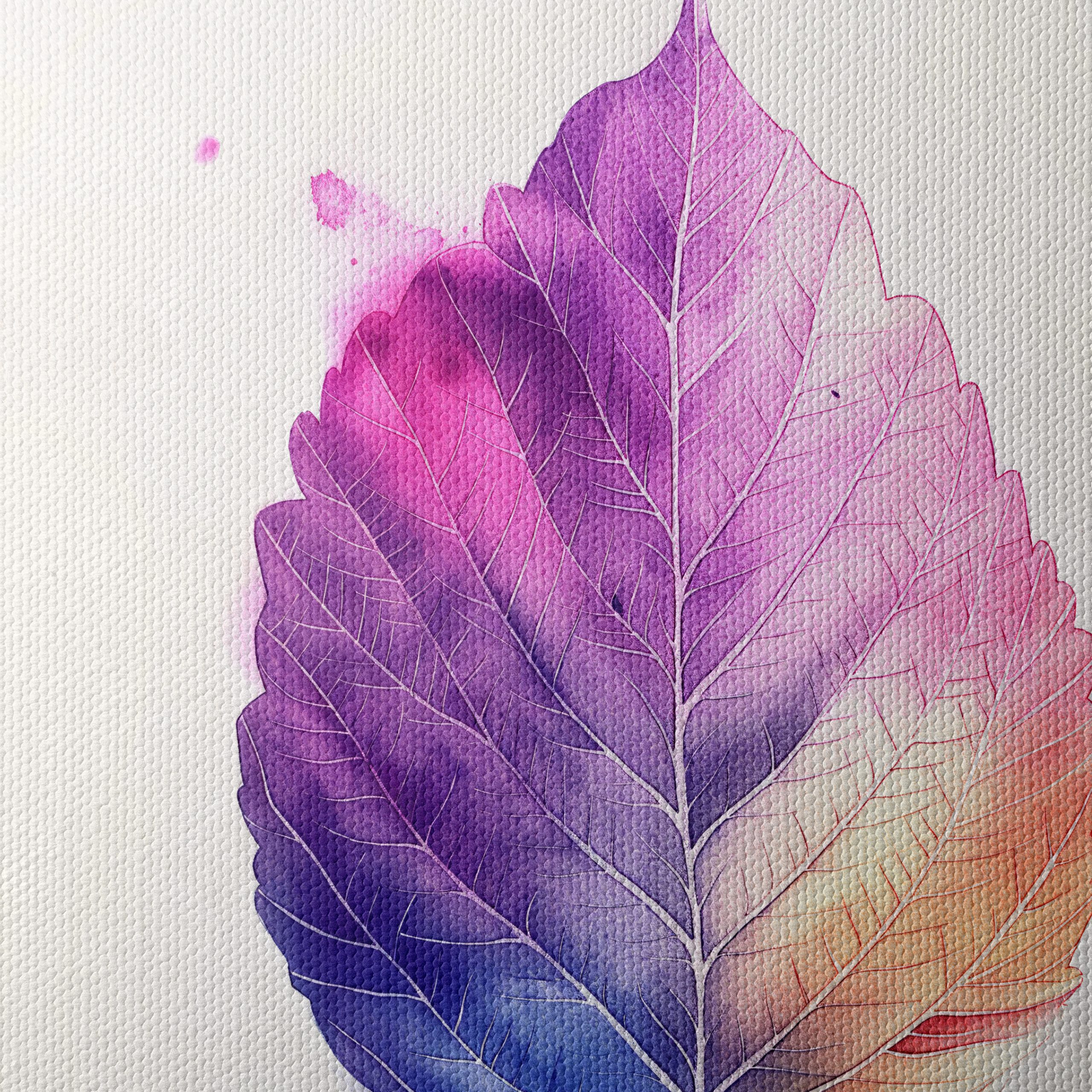 Abstract Botanical Leaf Artwork - Image 4