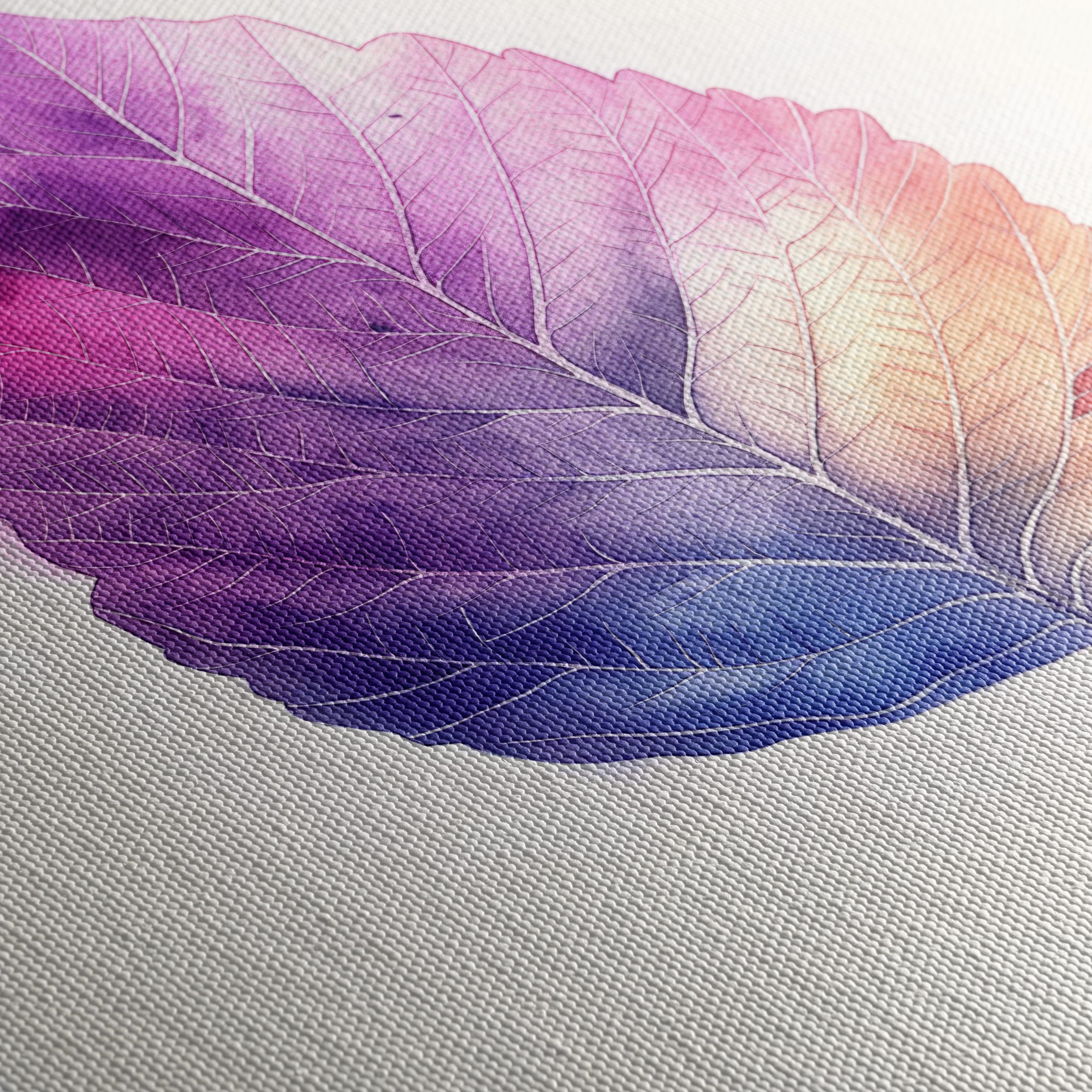 Abstract Botanical Leaf Artwork - Image 5