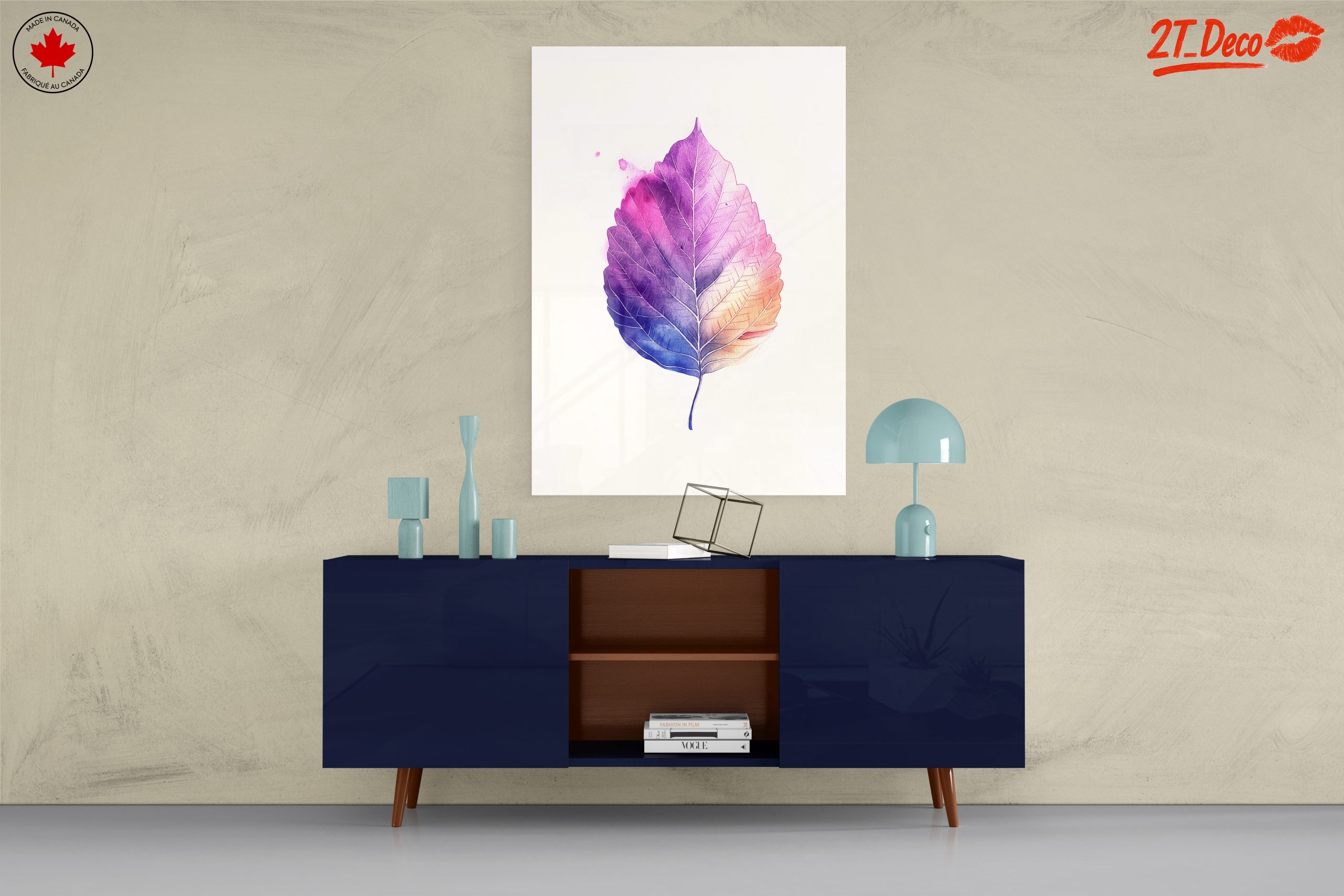 Abstract Botanical Leaf Artwork - Image 8