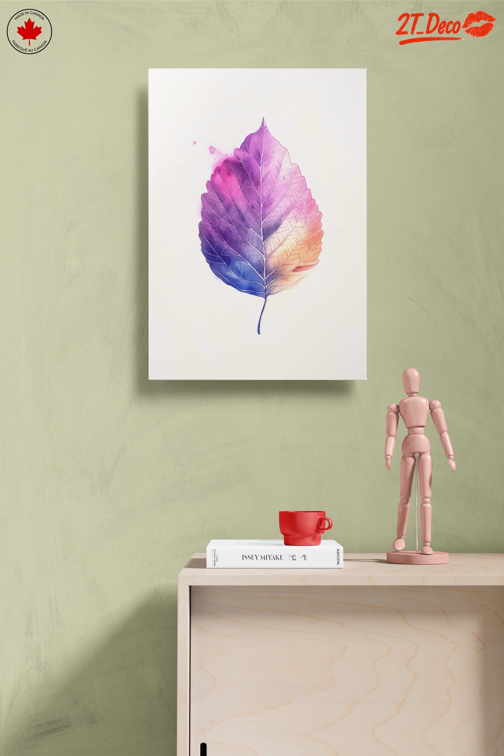 Abstract Botanical Leaf Artwork - Image 14