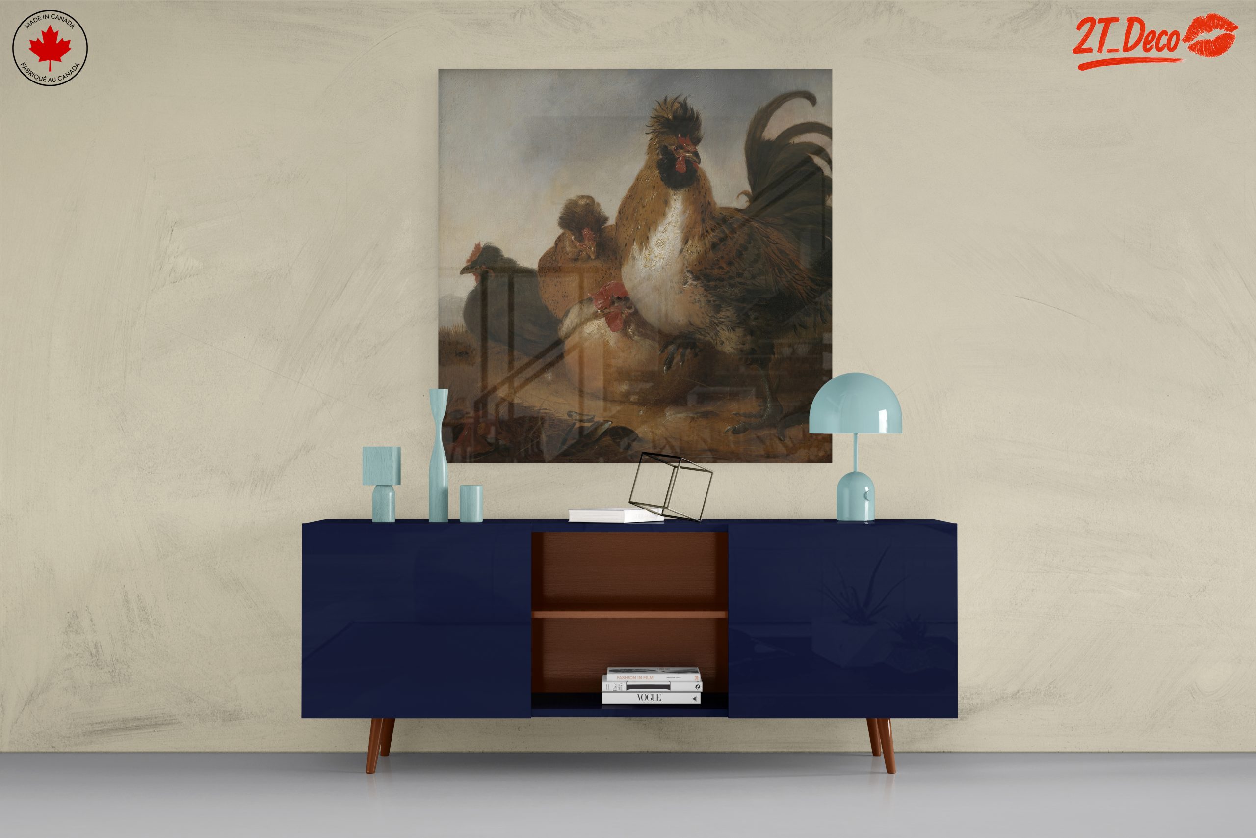 Charming Rustic Chickens Artwork - Image 8