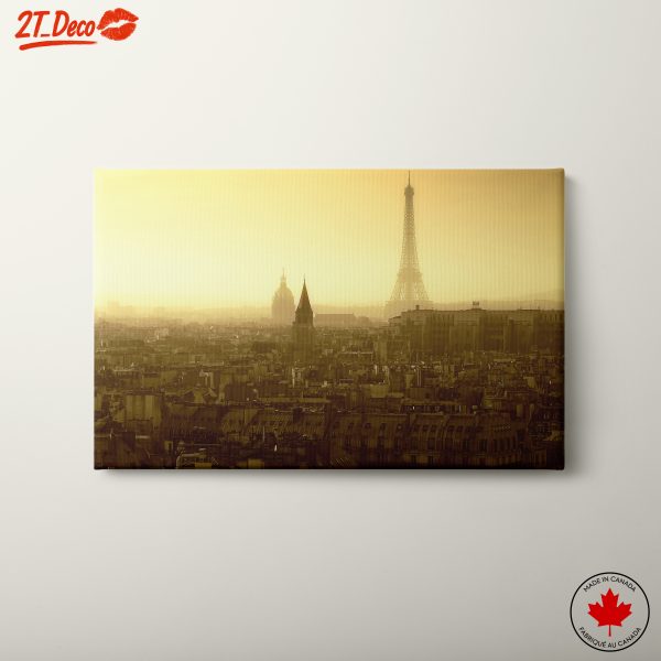 Stunning Cityscape of Paris at Sunset