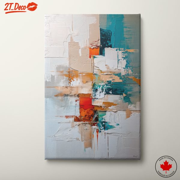 Vibrant Abstract Artwork in Bold Colors