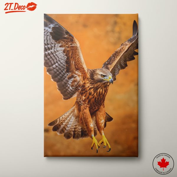 Majestic Eagle In Flight Wall Art 5
