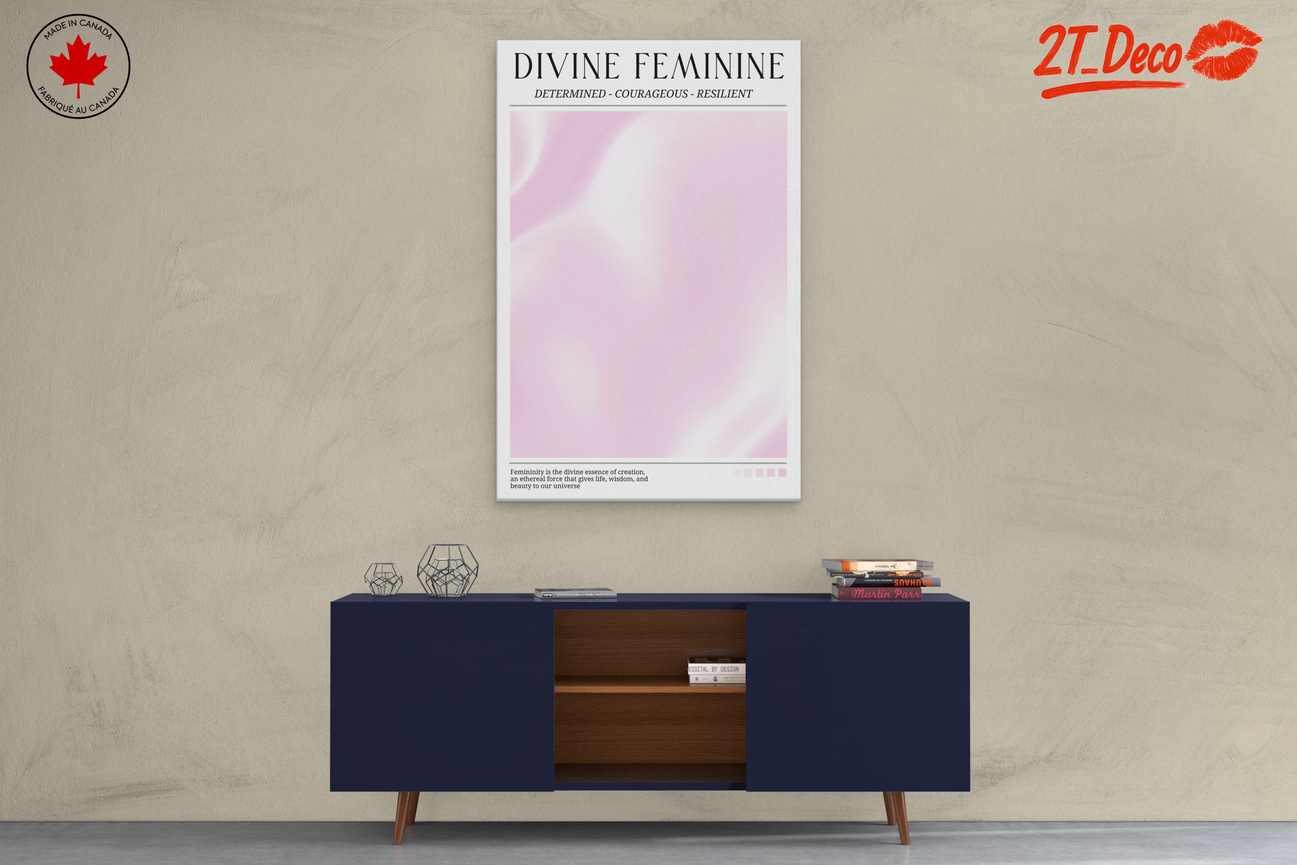 Feminine Essence Design with Inspirational Quote - Image 3