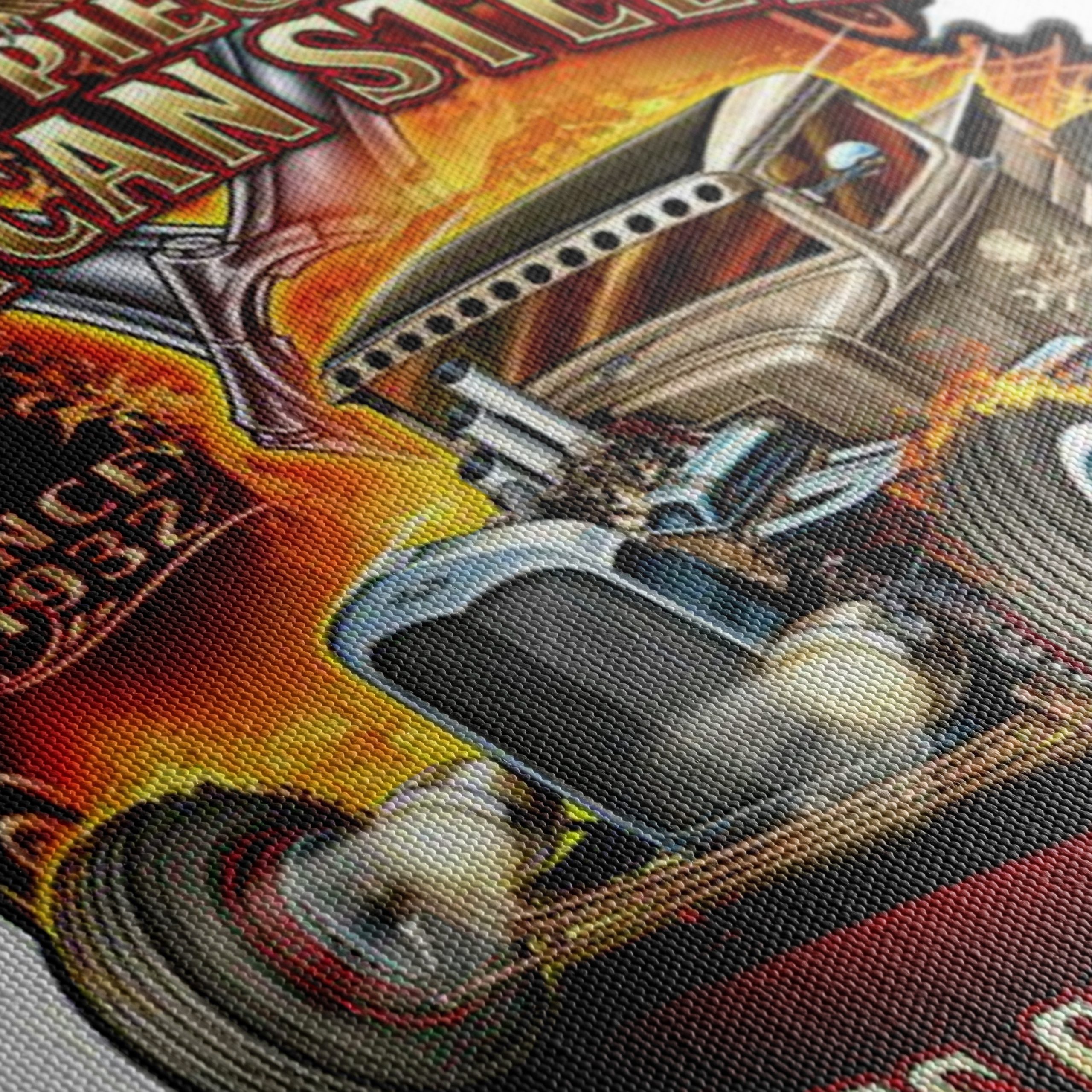 One Hot Piece of American Steel Retro Car Art - Image 5