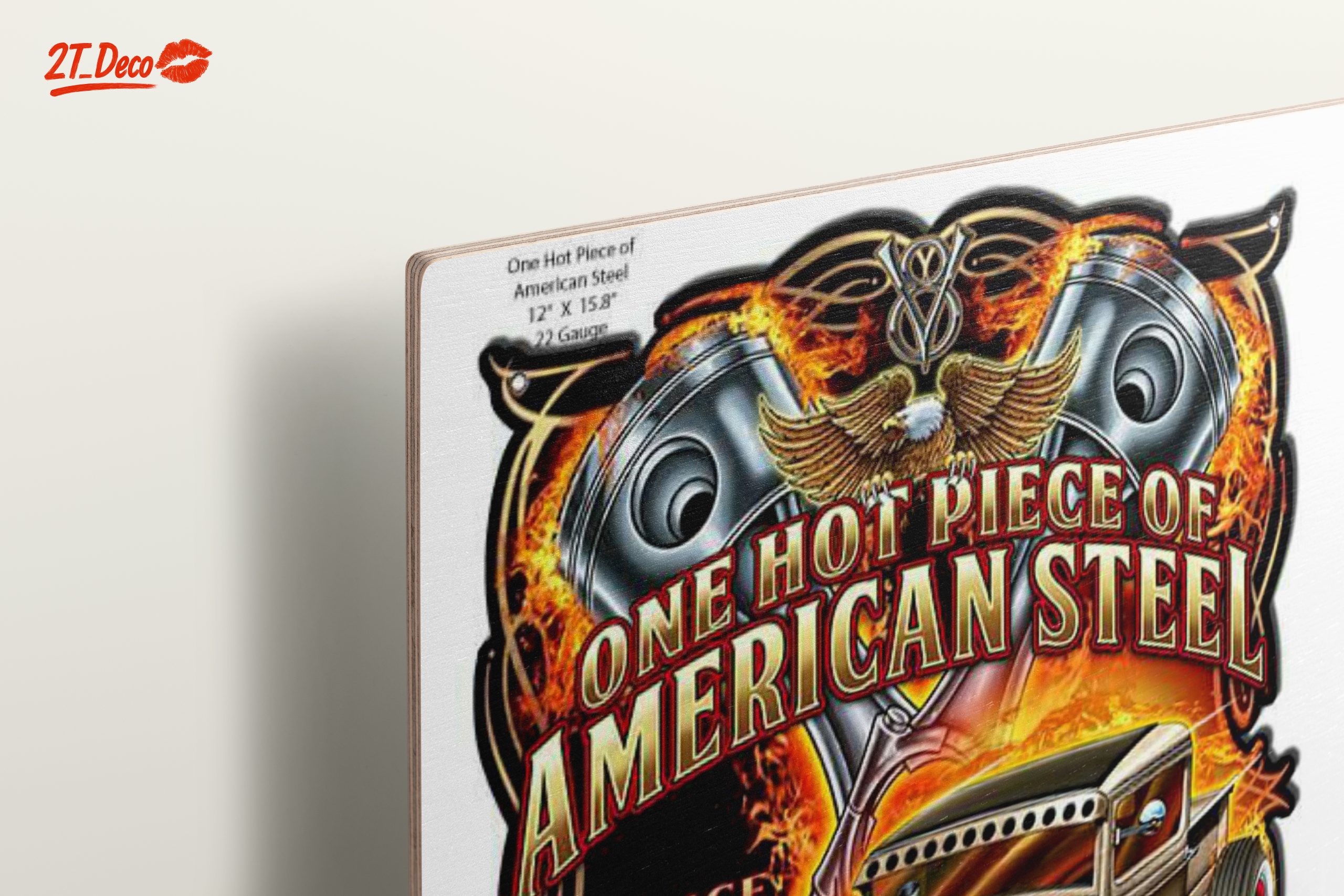 One Hot Piece of American Steel Retro Car Art - Image 15