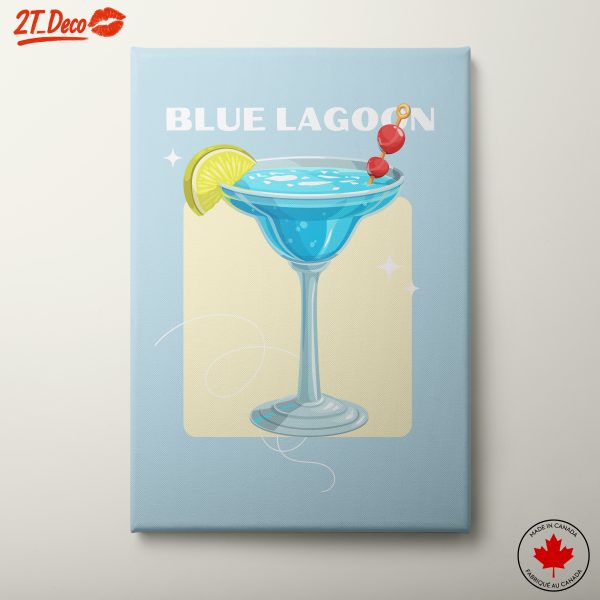 Blue Lagoon Cocktail Artwork