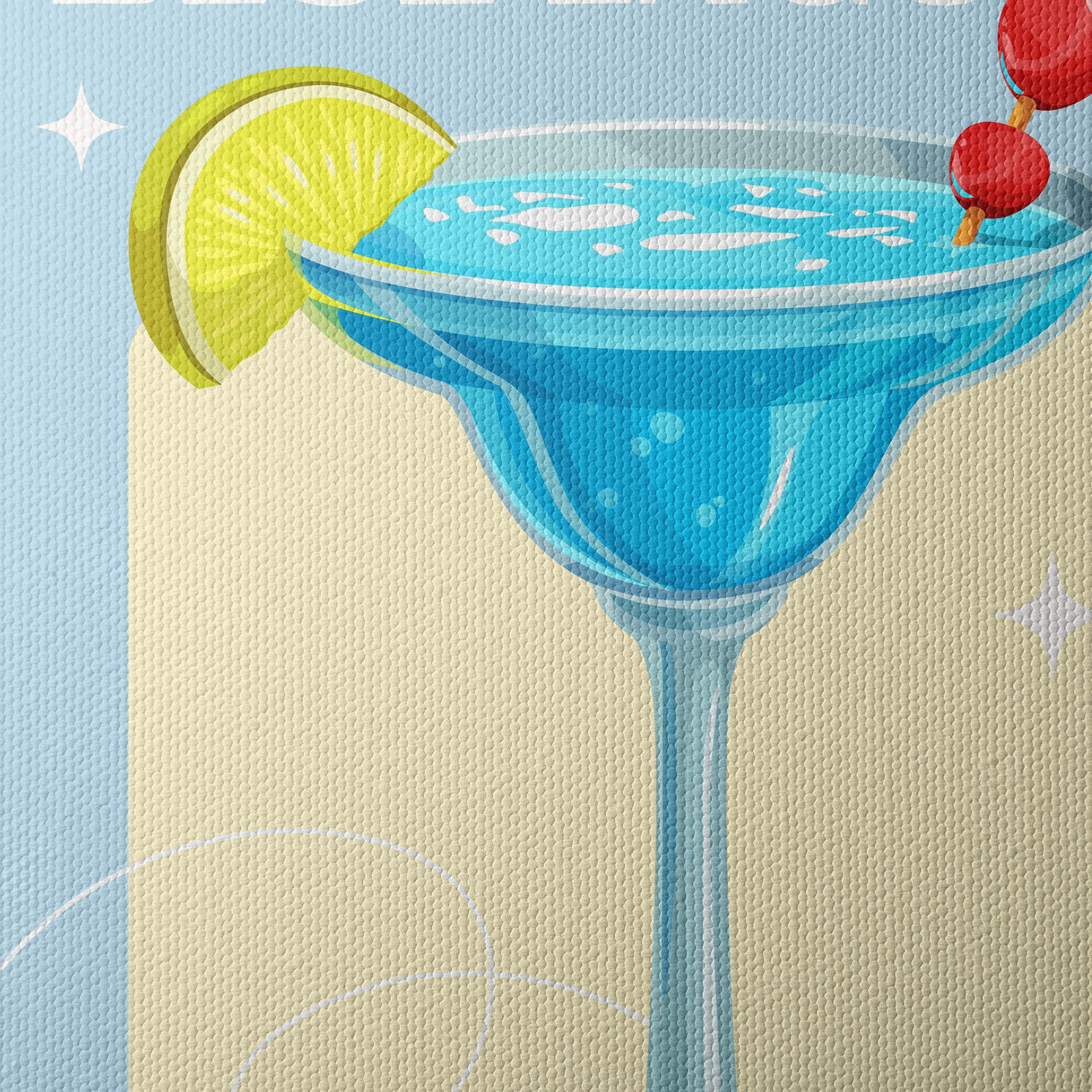 Blue Lagoon Cocktail Artwork - Image 4