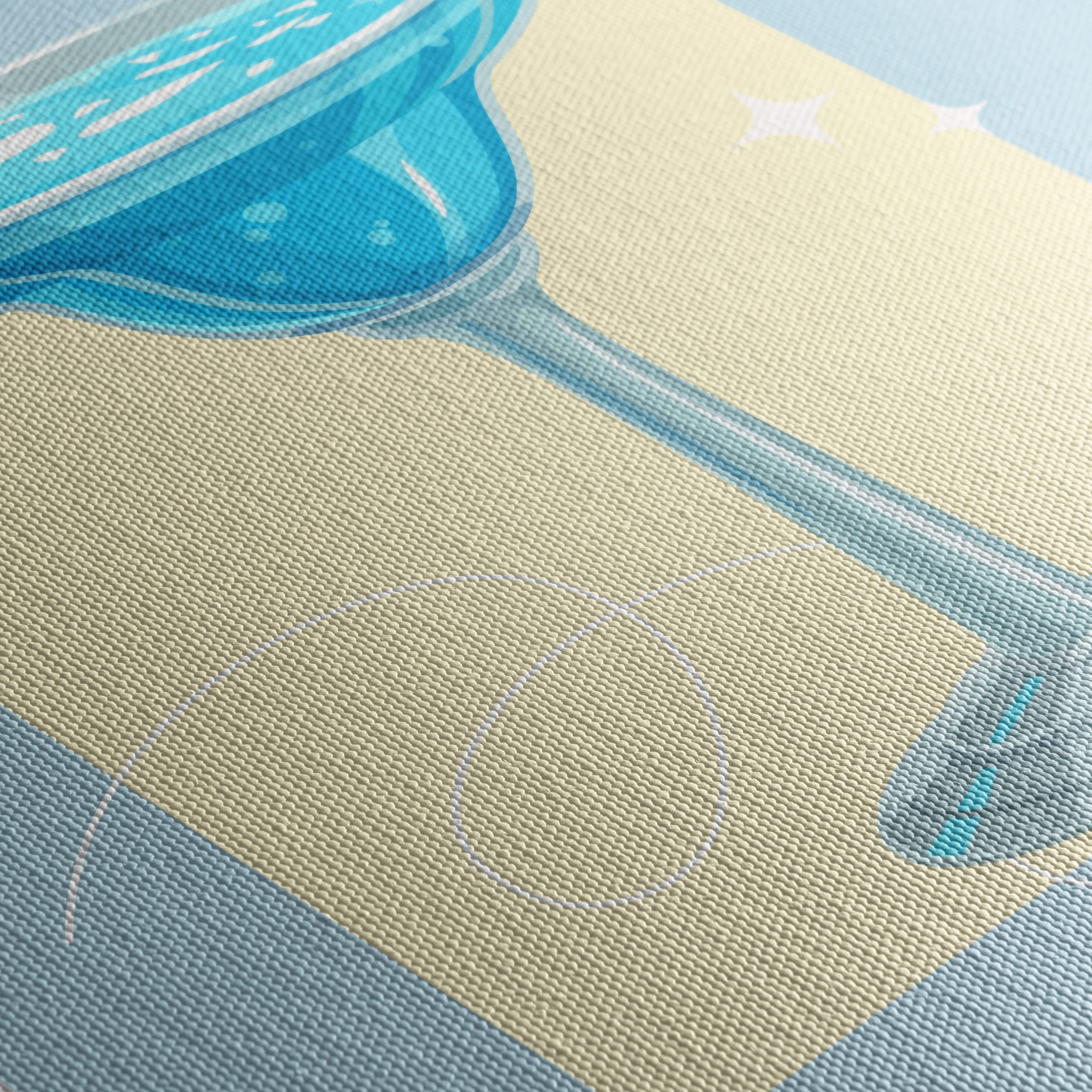 Blue Lagoon Cocktail Artwork - Image 5