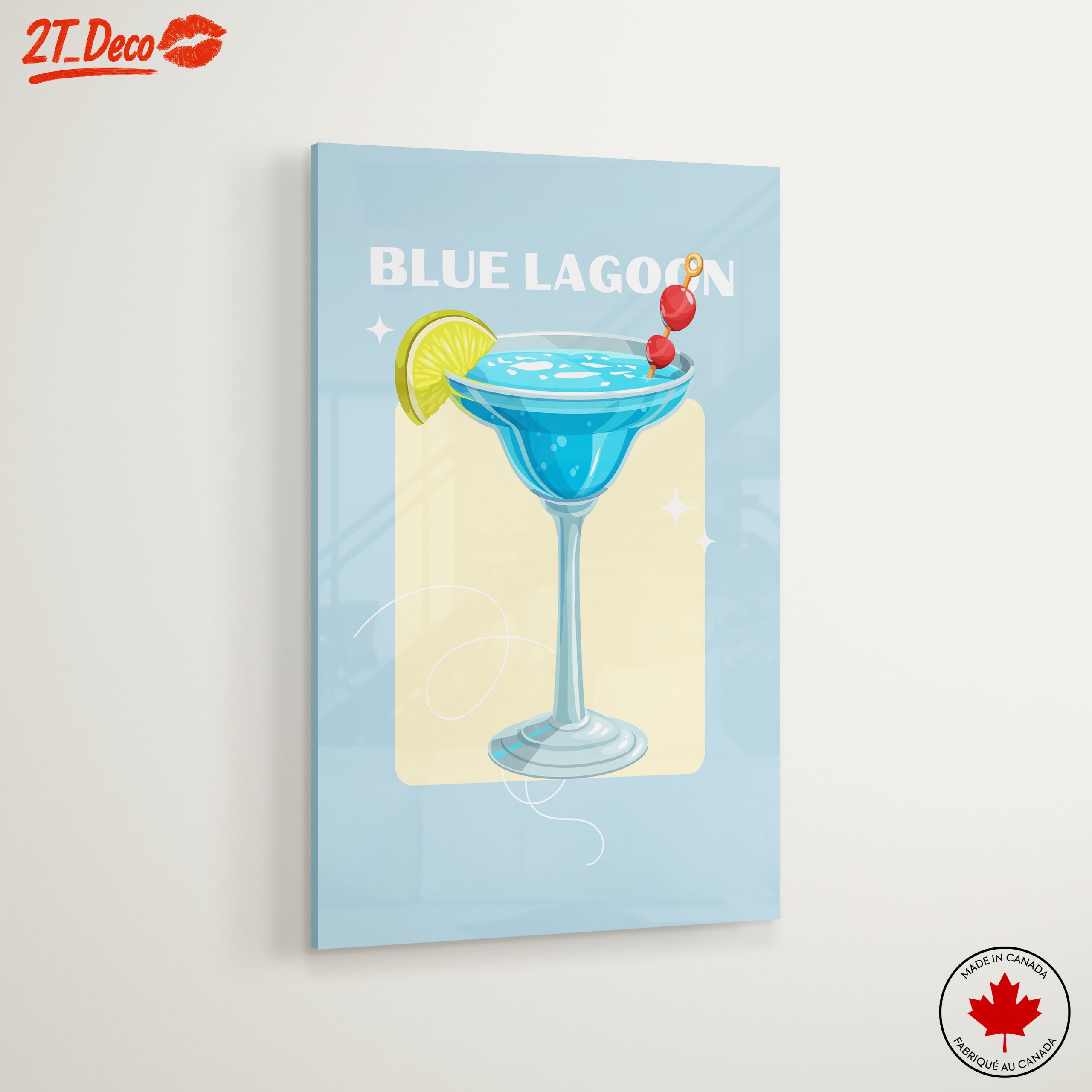 Blue Lagoon Cocktail Artwork - Image 6