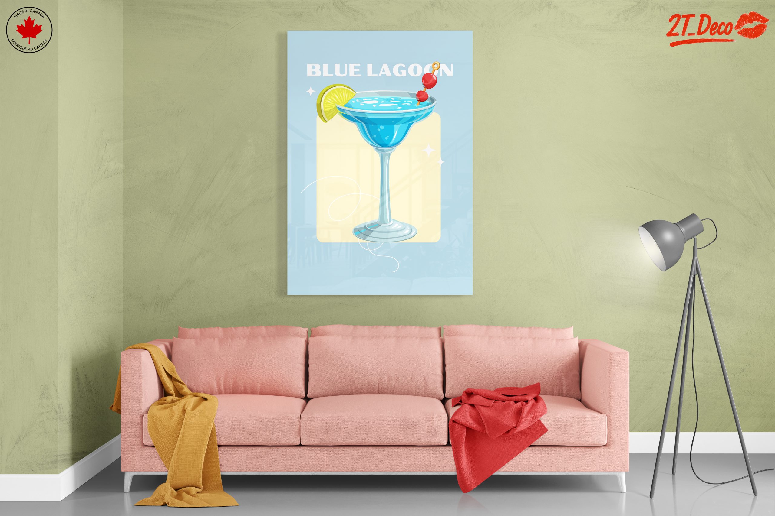 Blue Lagoon Cocktail Artwork - Image 7